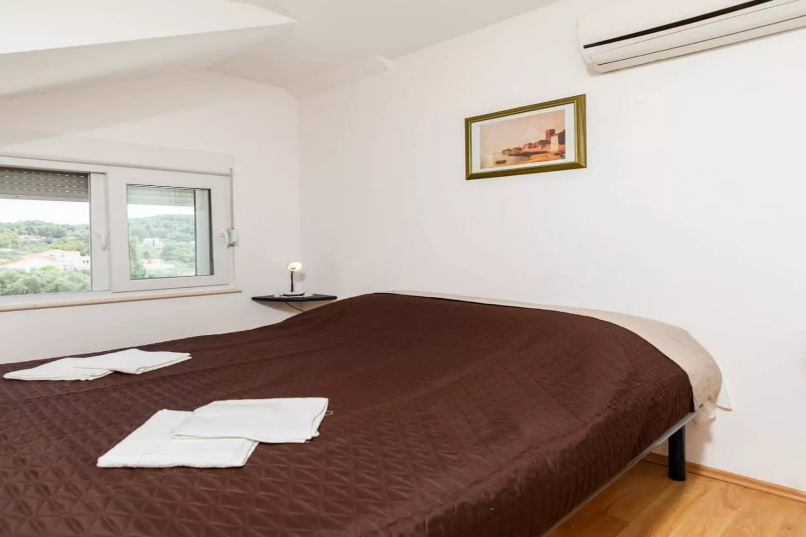 Apartments Fran-Two Bedroom Apartment with Balcony and Sea View ( Fran 2 )-Bedroom