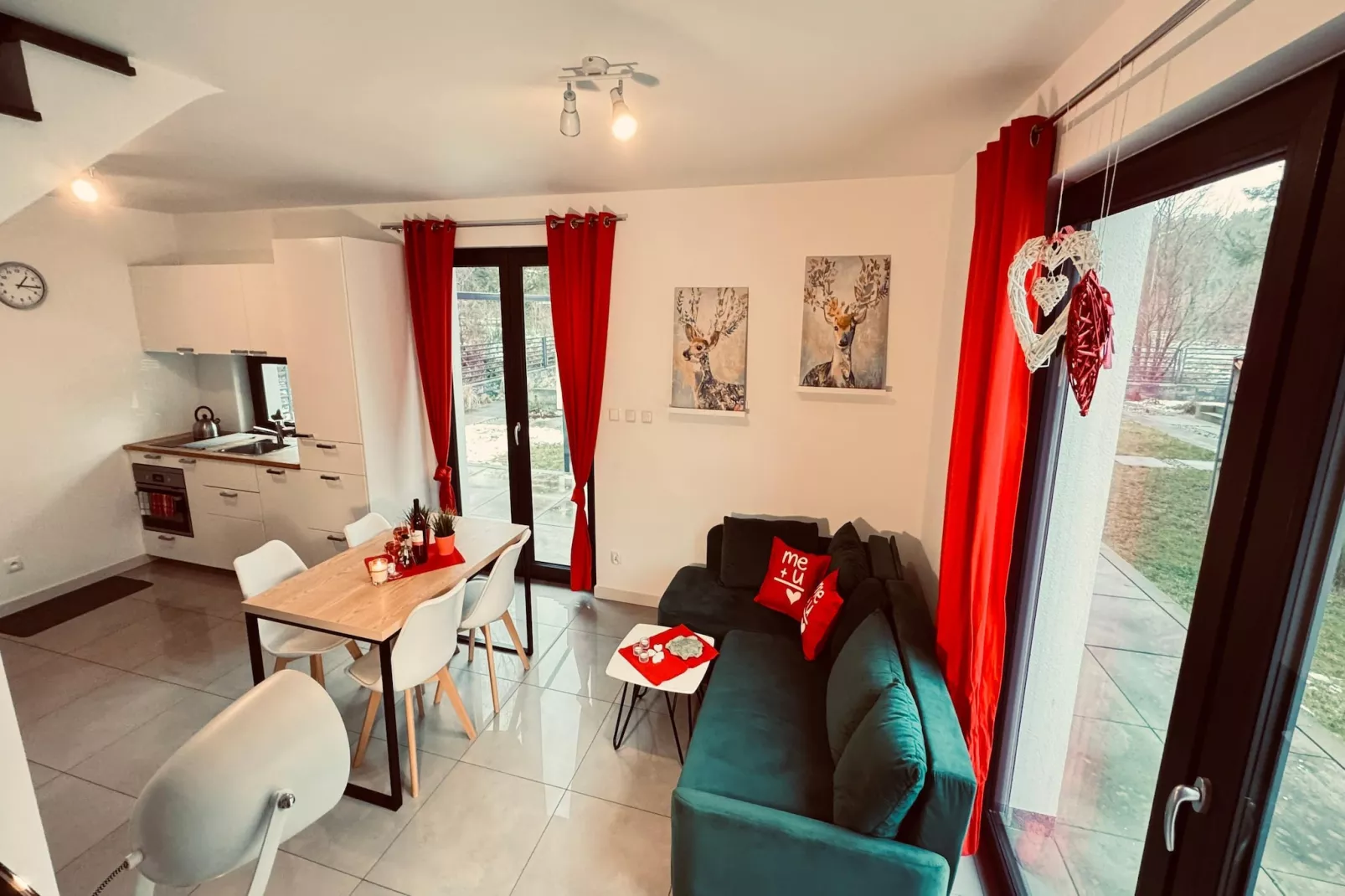 Dom wakacyjny Wilcza 12b dla 4 osób-Wohnzimmer