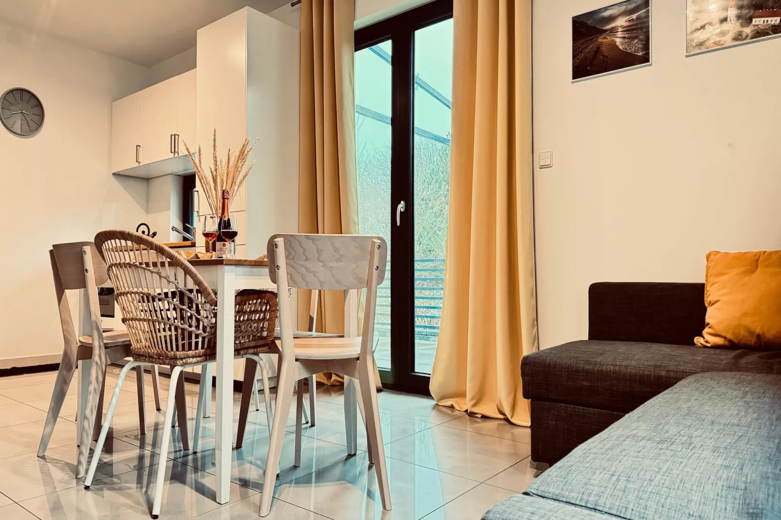 Dom wakacyjny Wilcza 12a dla 4 osób-Wohnzimmer