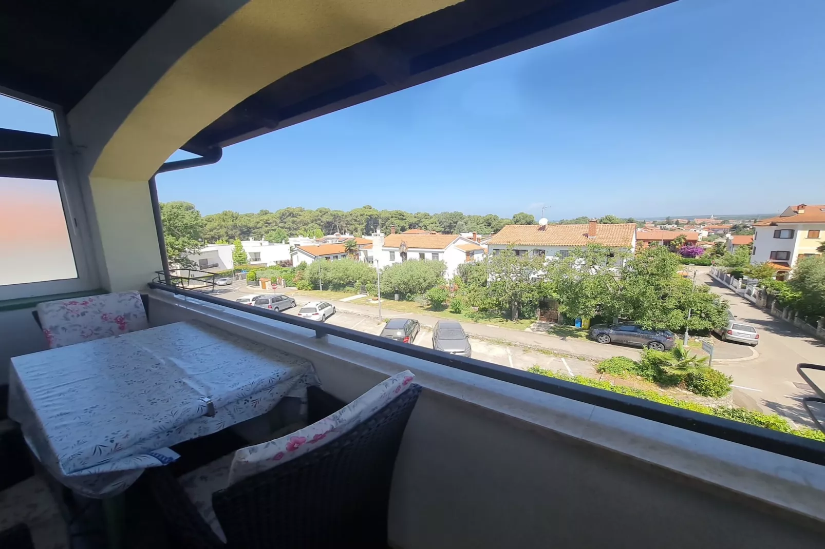 Apartment Erna II in Porec, Istria - View in summer