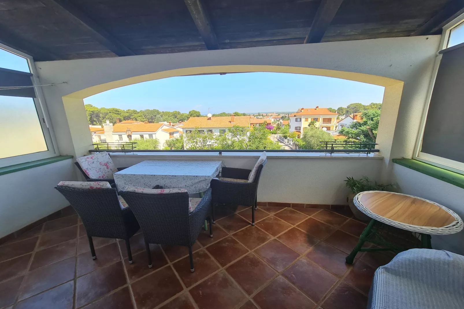 Apartment Erna II in Porec, Istria - Terrace balcony