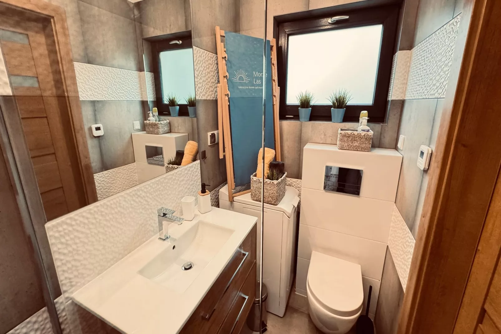 Dom wakacyjny Wilcza 12a dla 4 osób-Badezimmer