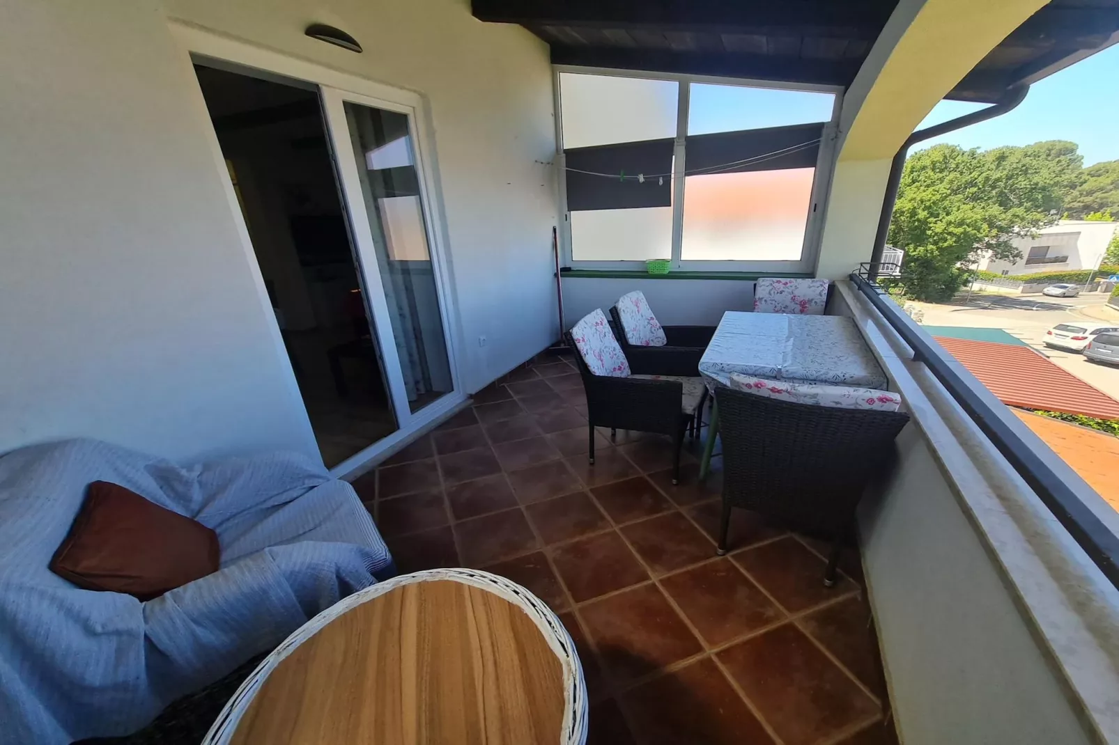 Apartment Erna II in Porec, Istria - Terrace balcony