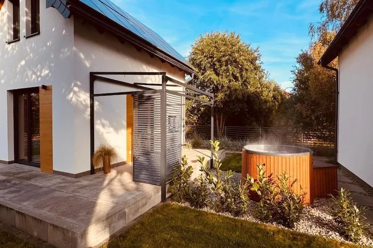 Dom wakacyjny Wilcza 12a dla 3 osób-Garten Sommer