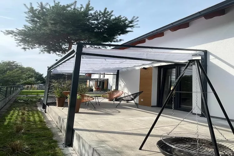 Dom wakacyjny Wilcza 12a dla 6 osób-Terrasse