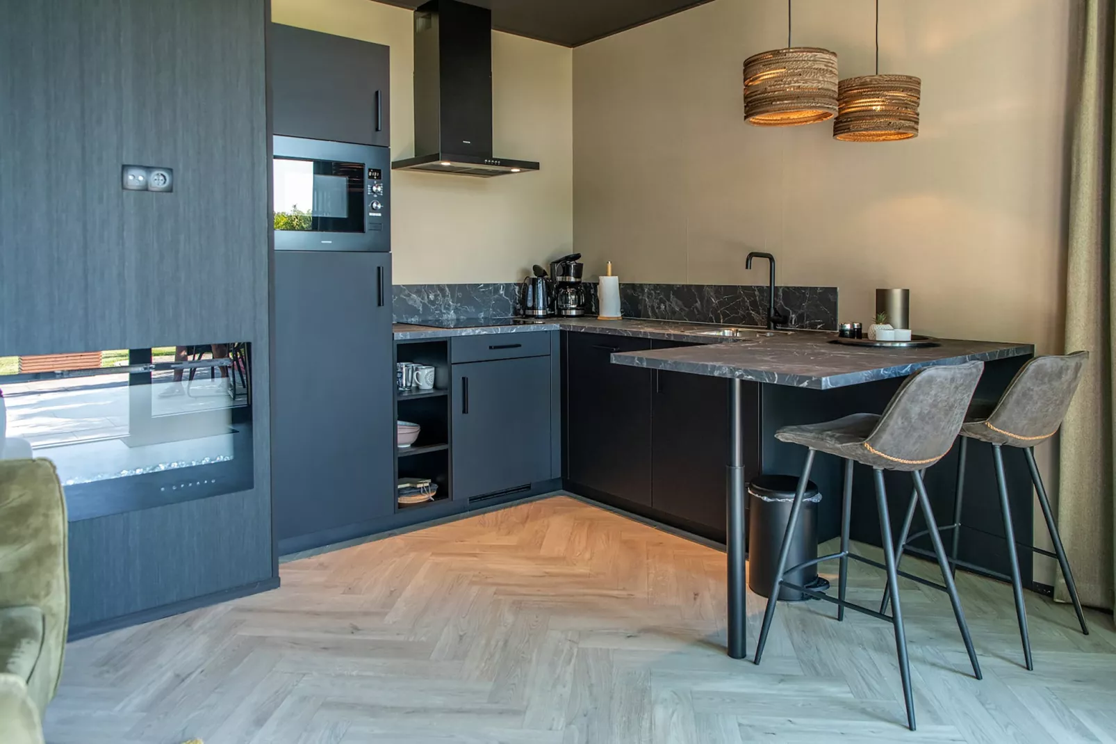 Wellnesslodge Merel 2p-Esszimmer