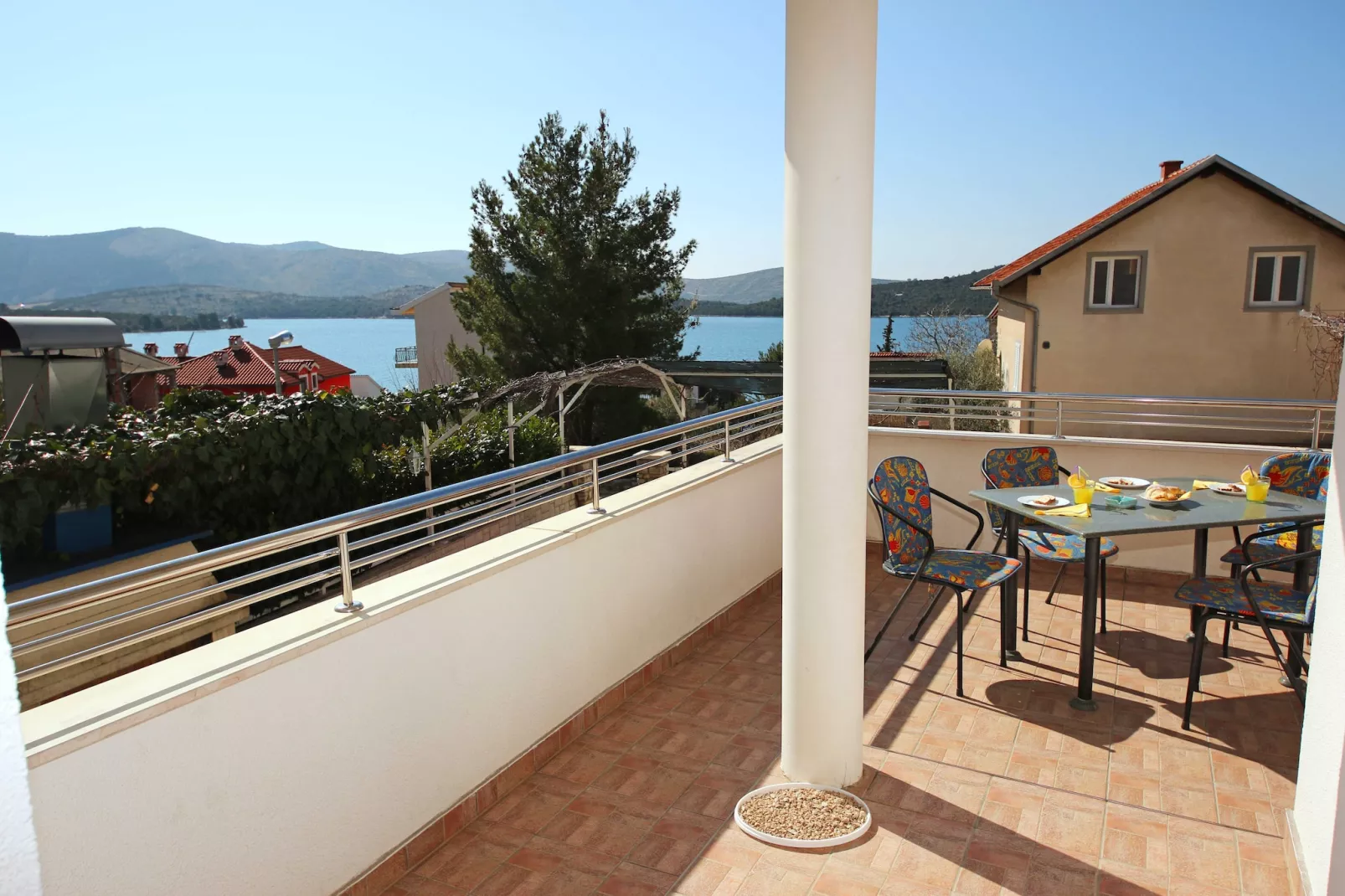 Apartments & Rooms Villa Petra - Double Room (S3) - Terrace balcony