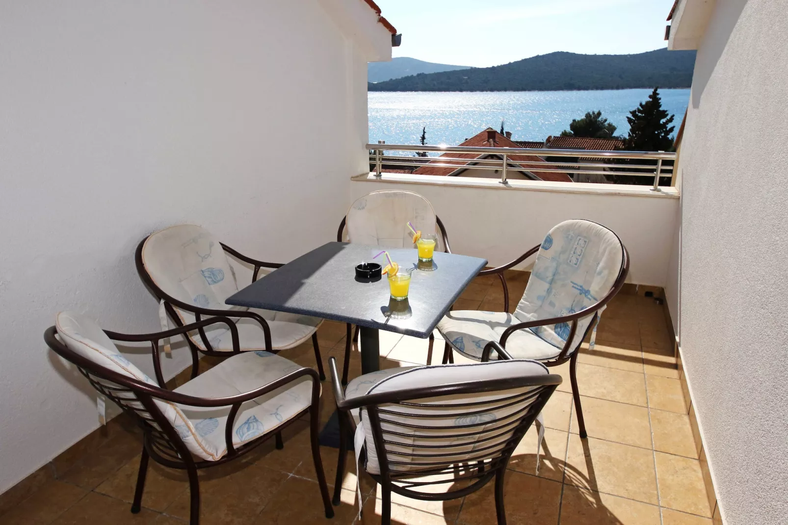 Apartments & Rooms Villa Petra - Double Room (S3) - Terrace balcony
