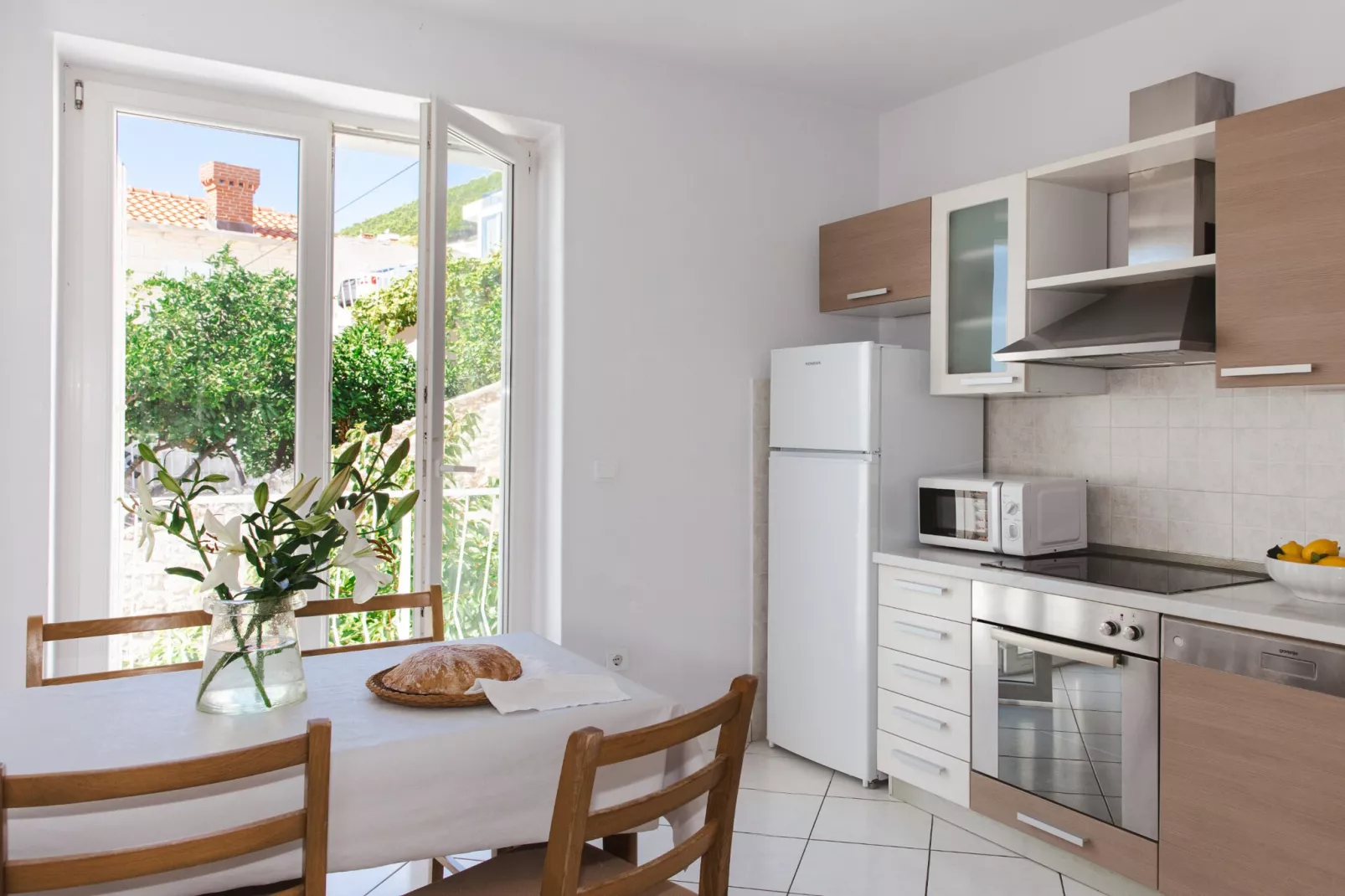 Apartments Bonavista - Superior Two Bedroom Apartment with Balcony and Sea View (A1)-Kitchen