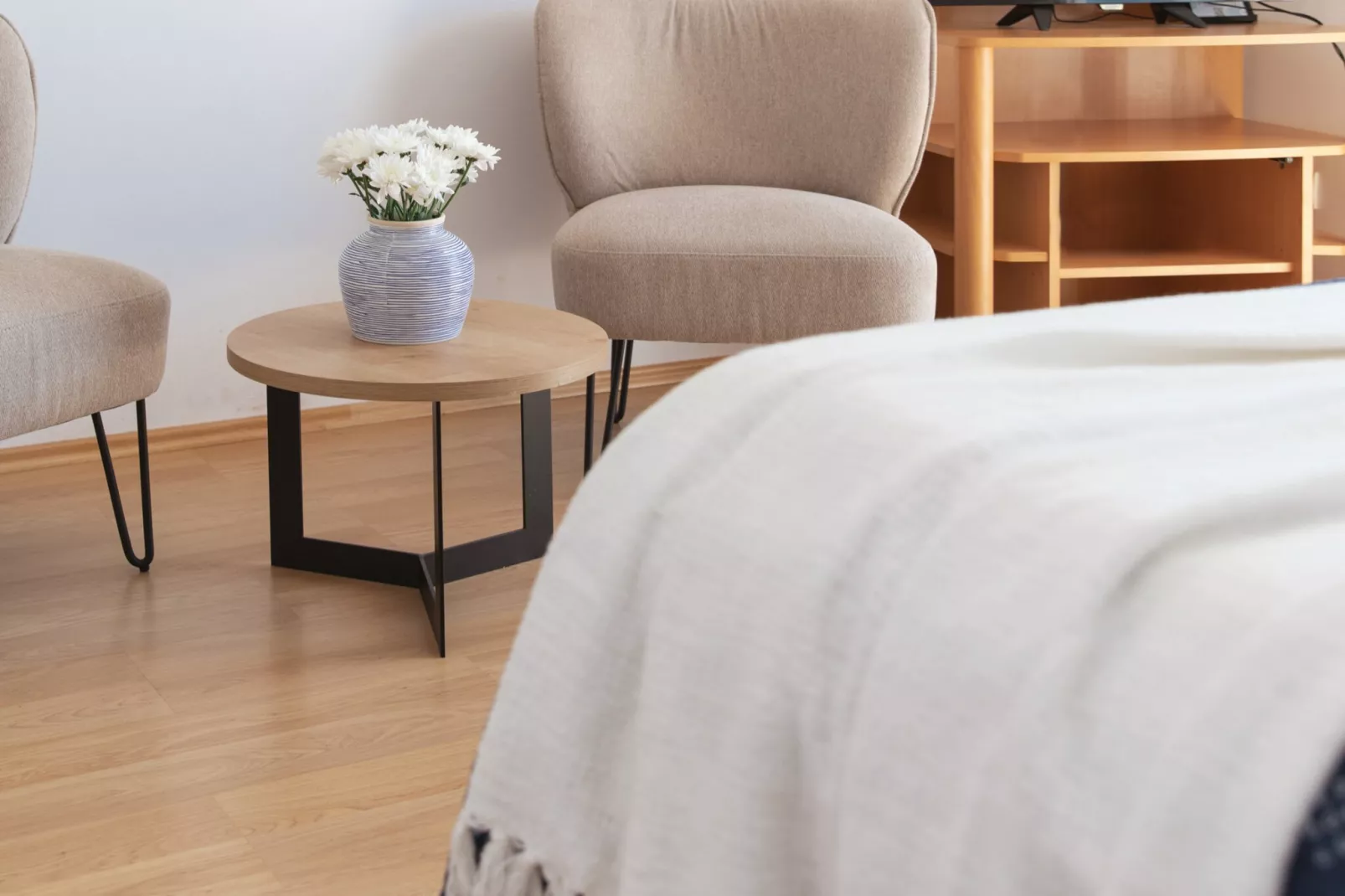 Apartments Bonavista - Superior Two Bedroom Apartment with Balcony and Sea View (A1)-Bedroom