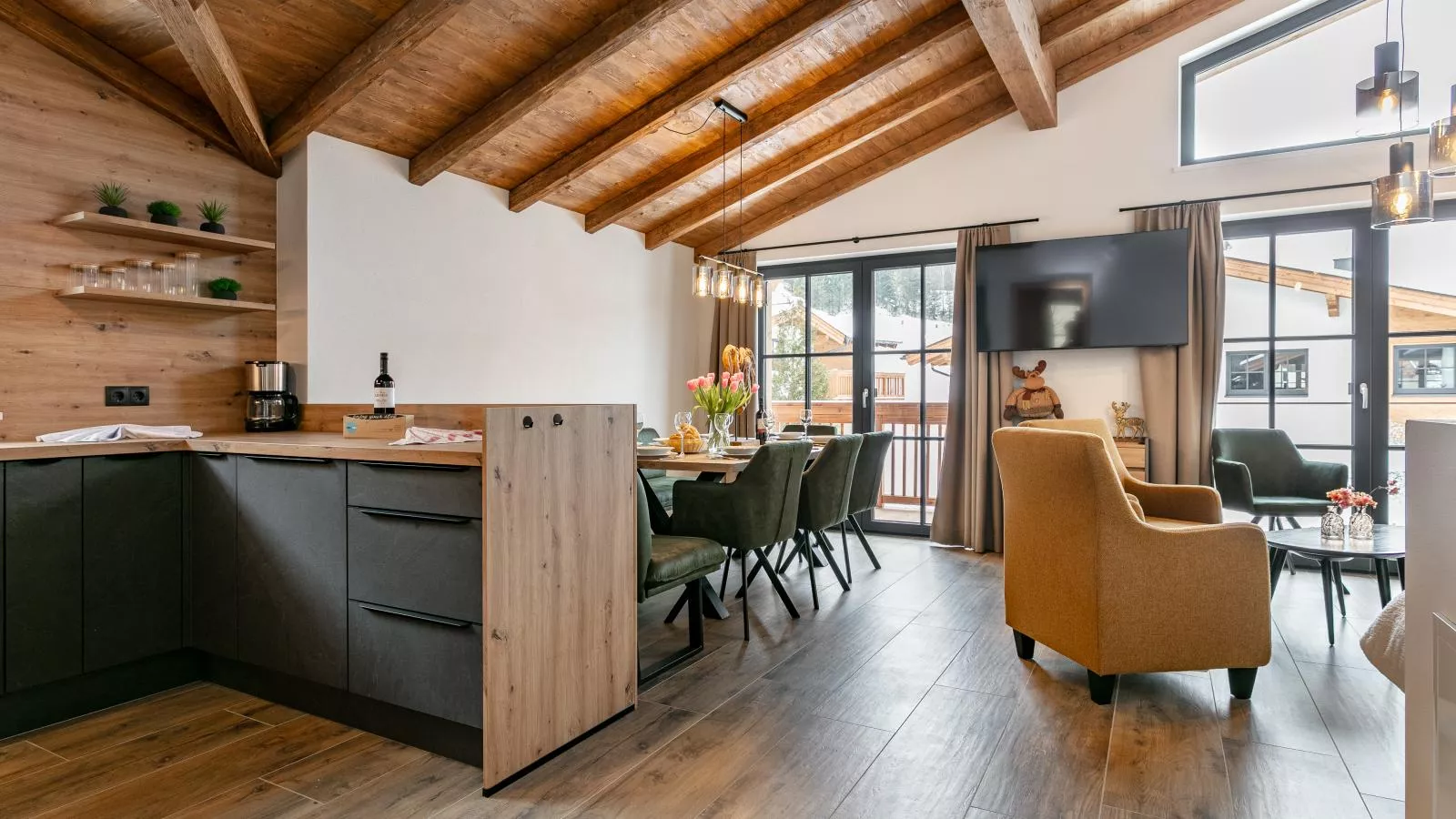 Tauernlodge Eben A4 - Wohnzimmer