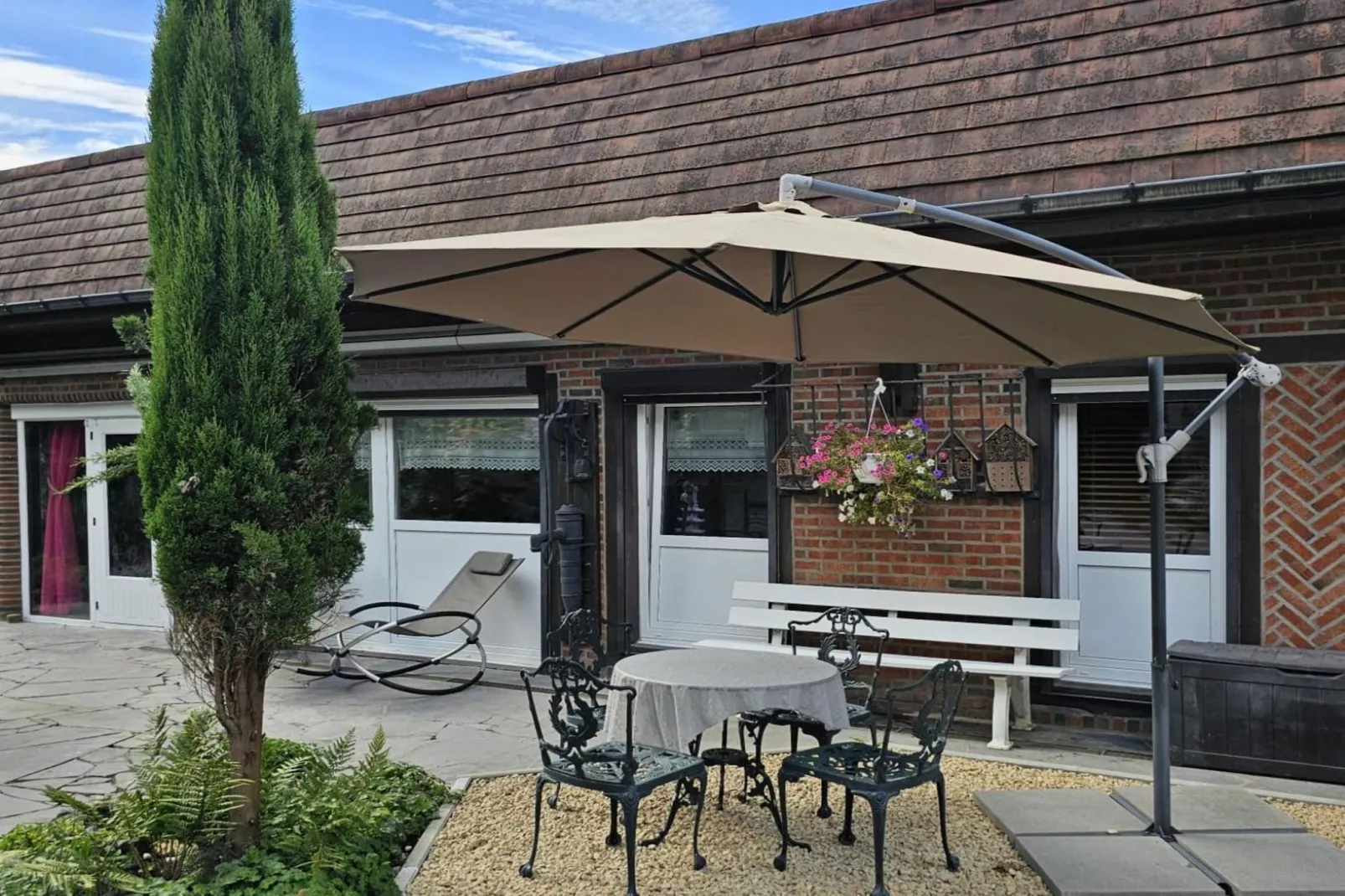 La Fermette du trône-Terrasse / balcon