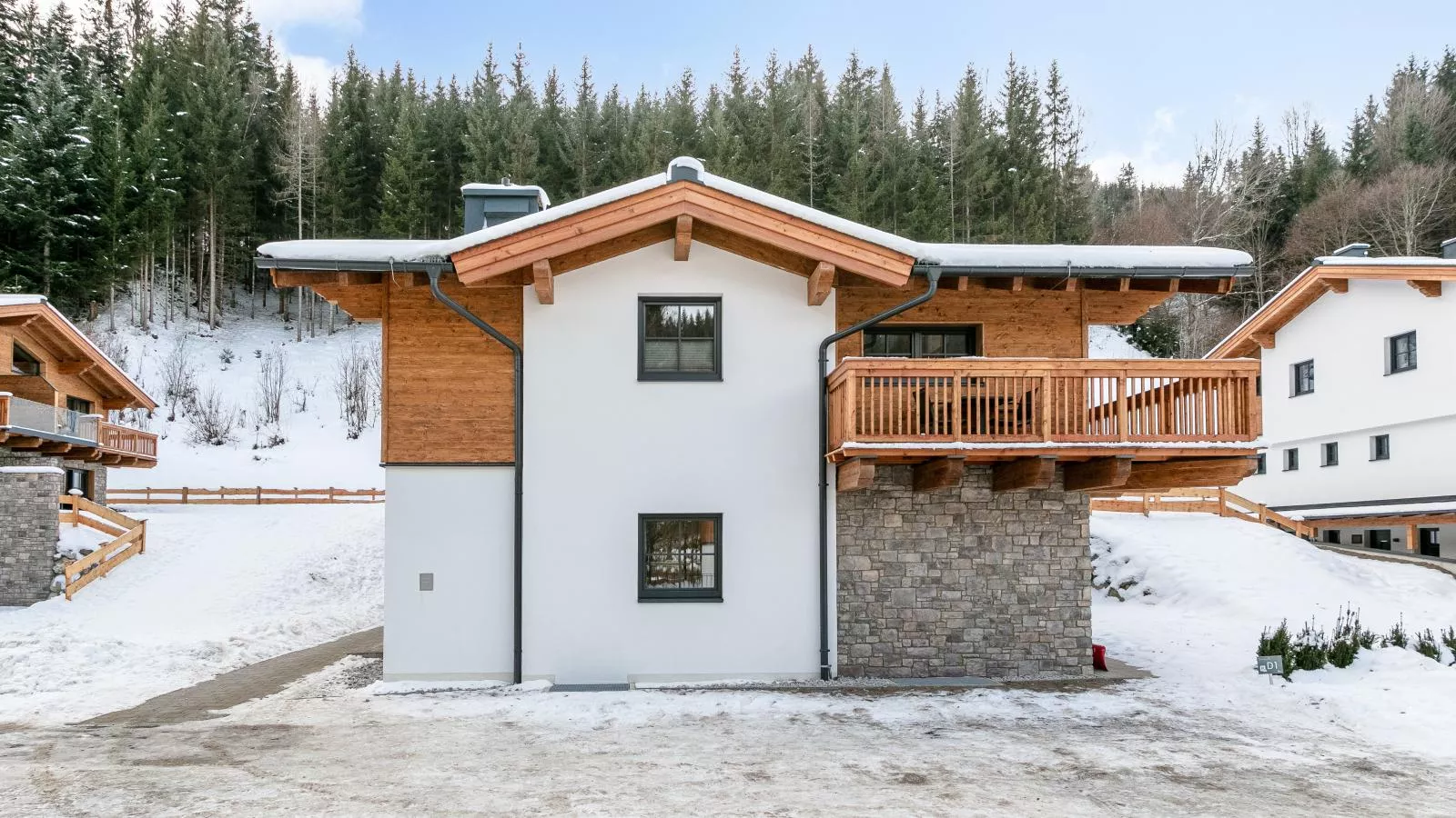 Tauernlodge Eben D3 Large-Exterior in winter