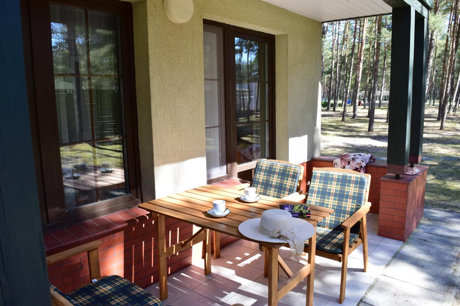 Piętrzowe domy wakacyjne w Rowach dla max 5 osób-Terrace balcony