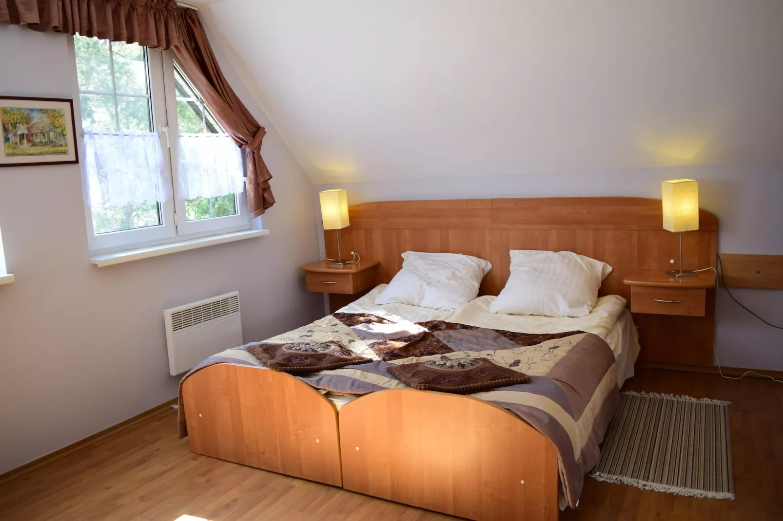 Piętrzowe domy wakacyjne w Rowach dla max 6 osób-Bedroom