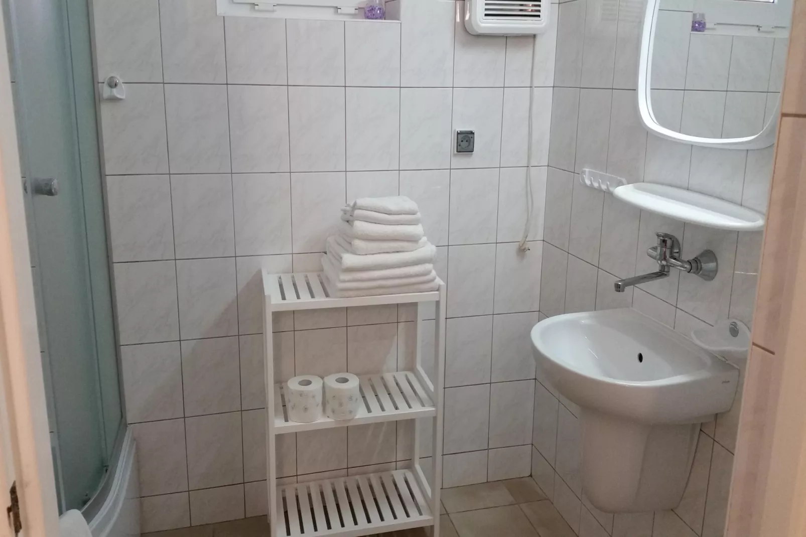 Piętrzowe domy wakacyjne w Rowach dla max 6 osób-Bathroom
