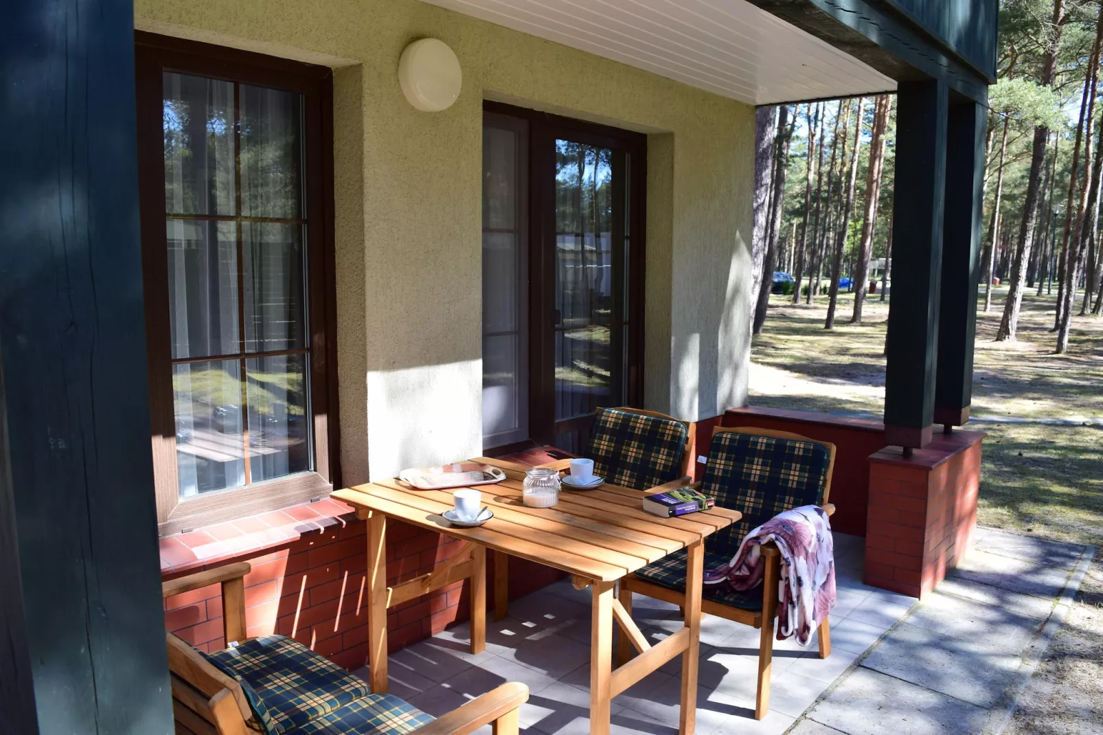 Piętrzowe domy wakacyjne w Rowach dla max 4 osób-Terrace balcony