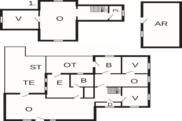 6 Personen Ferienhaus in Blåvand-By Traum - Grundriss