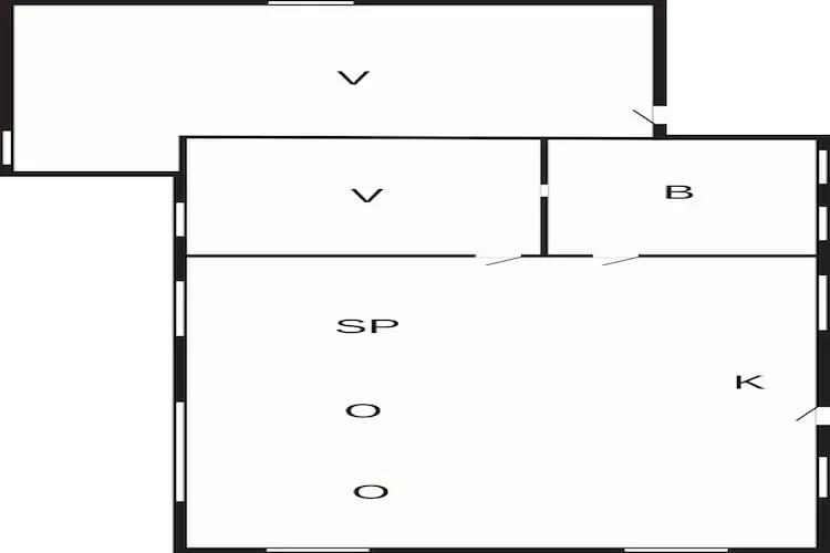 5 person holiday home in Brovst-By Traum - Floor plan