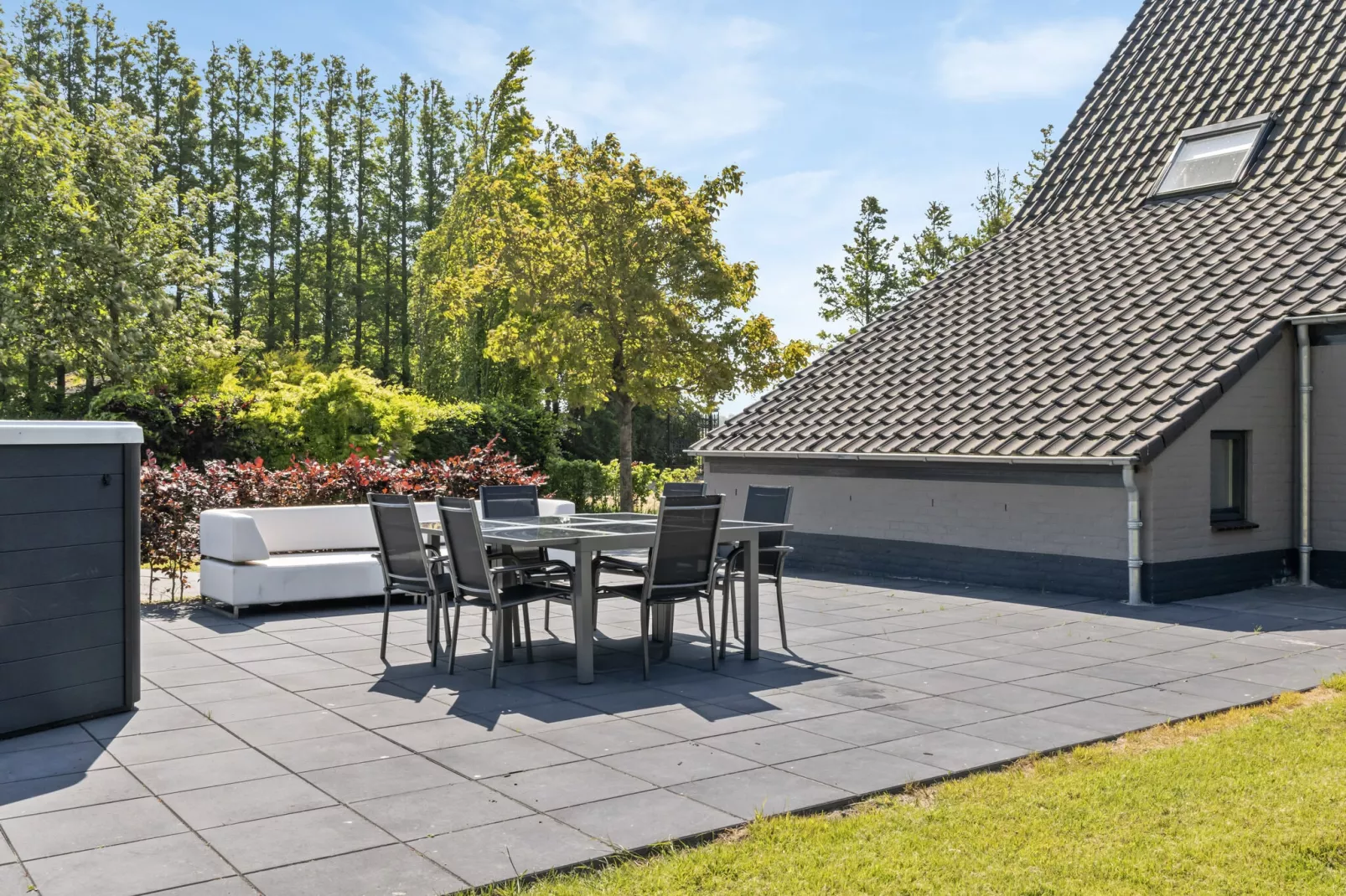 Langedijk 2 -10 persoons villa met sauna en spa extra kosten voor gebruik-Terrassenbalkon