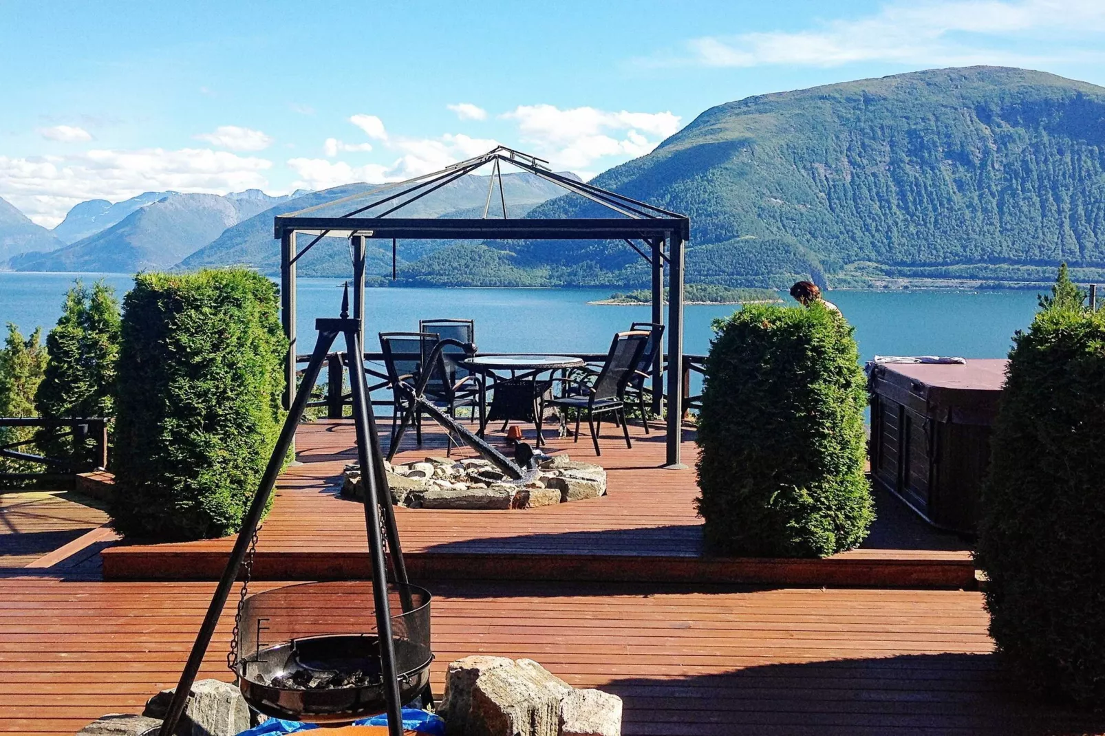 Maison de vacances pour 14 a Meisingset - Vue sur l'eau