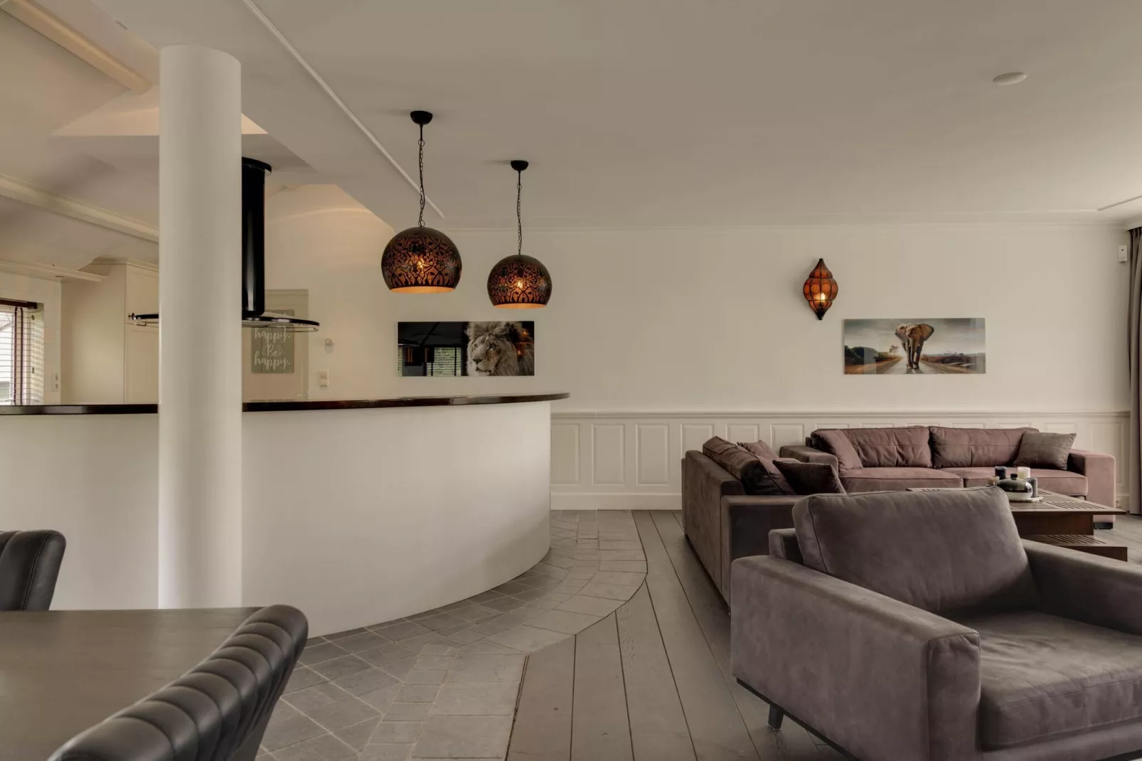 Langedijk 2 -10 persoons villa met sauna en spa extra kosten voor gebruik-Wohnzimmer
