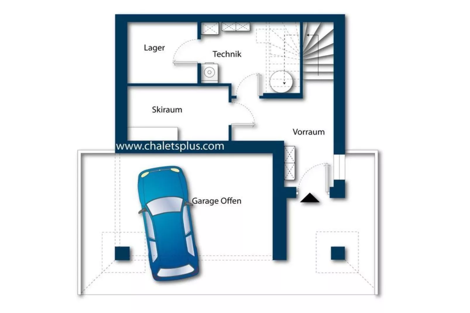 Nationalpark Chalet Schwarzes Hörndl - Grundriss