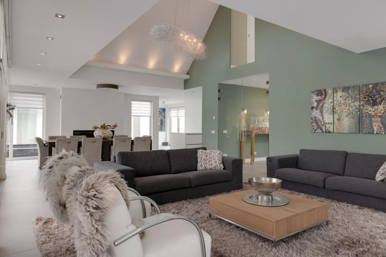 Langedijk 4 / 16 pax met jacuzzi extra kosten-Living room