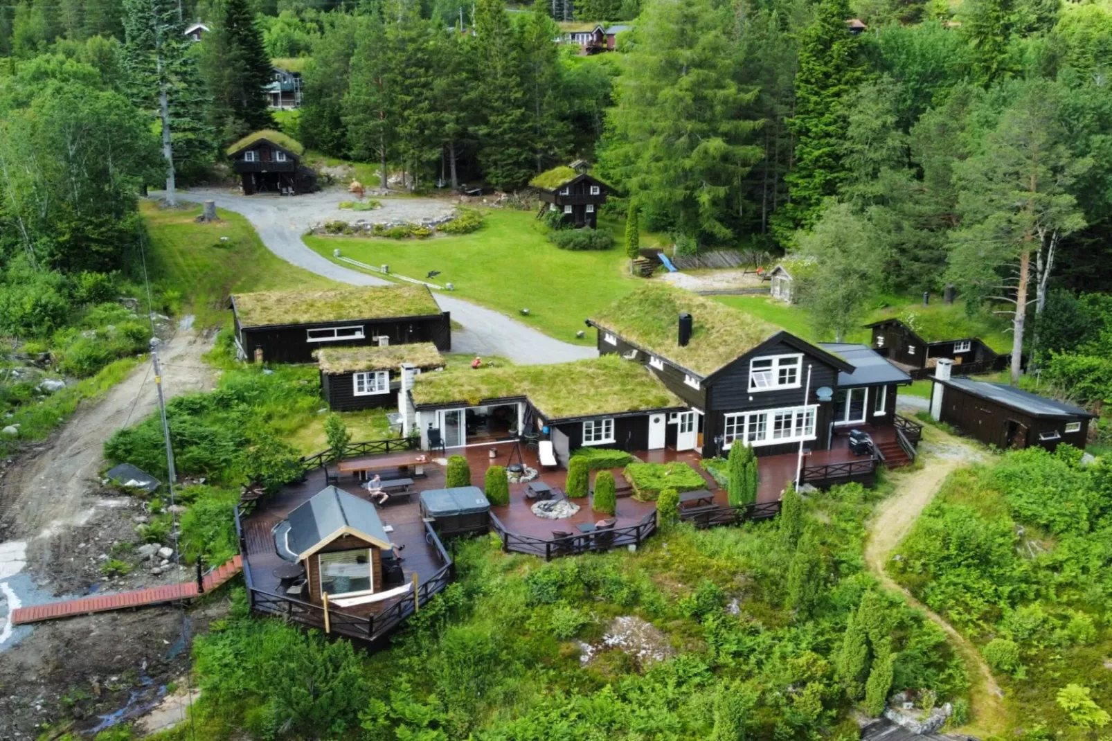 Maison de vacances pour 14 a Meisingset - Extérieur