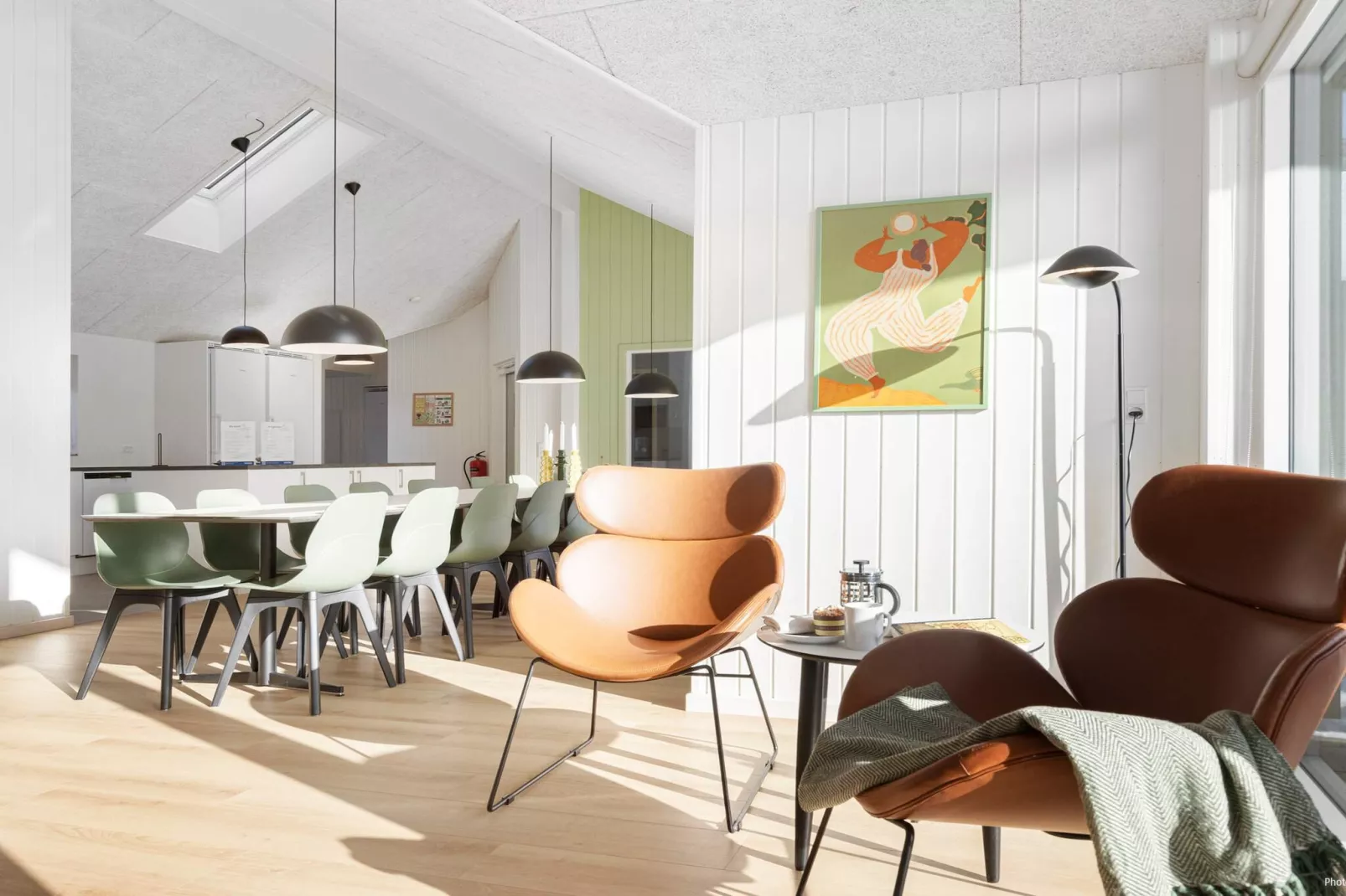 5 Sterne Ferienhaus in Glesborg - Innenbereich