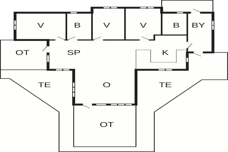 8 person holiday home in Læsø - Floor plan