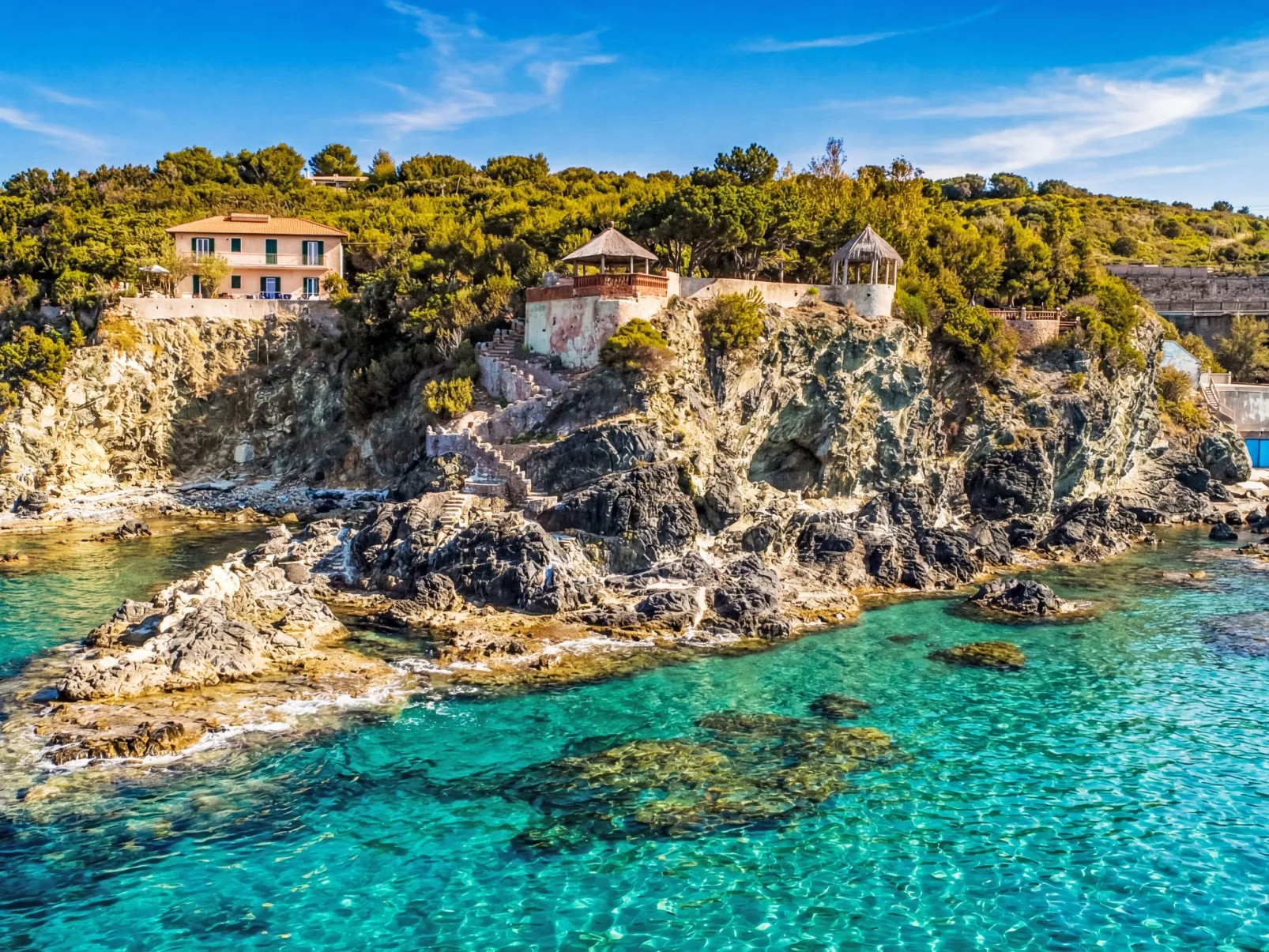 2 Zugänge zum Privatstrand - Roc Villa