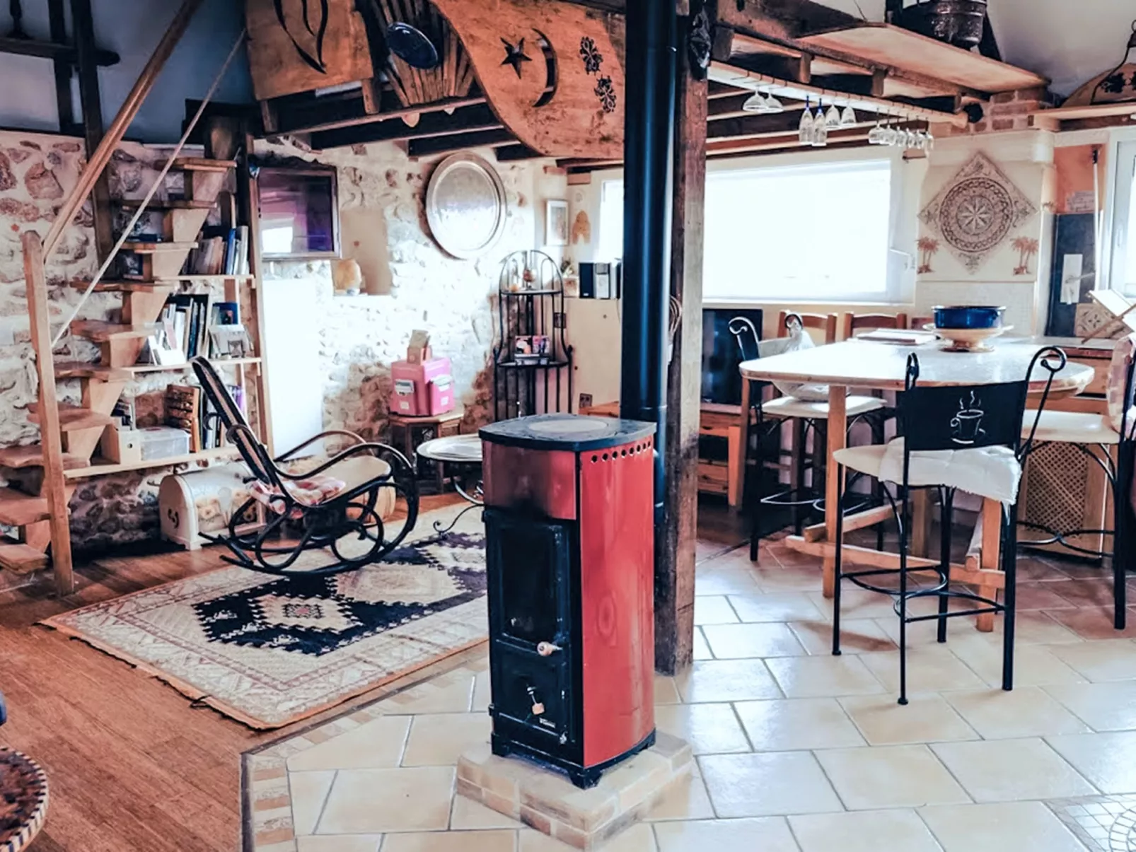 Orientalisches Ecogîte mit Charme, klassifiziert als 3 Gîte de France - Drinnen