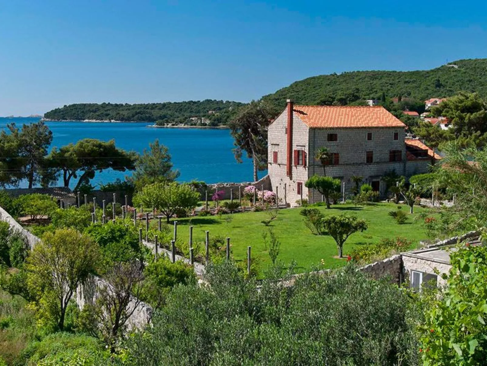 Privatzimmer im Schloss Seefront Zamagna, Mali Zaton NO. 7