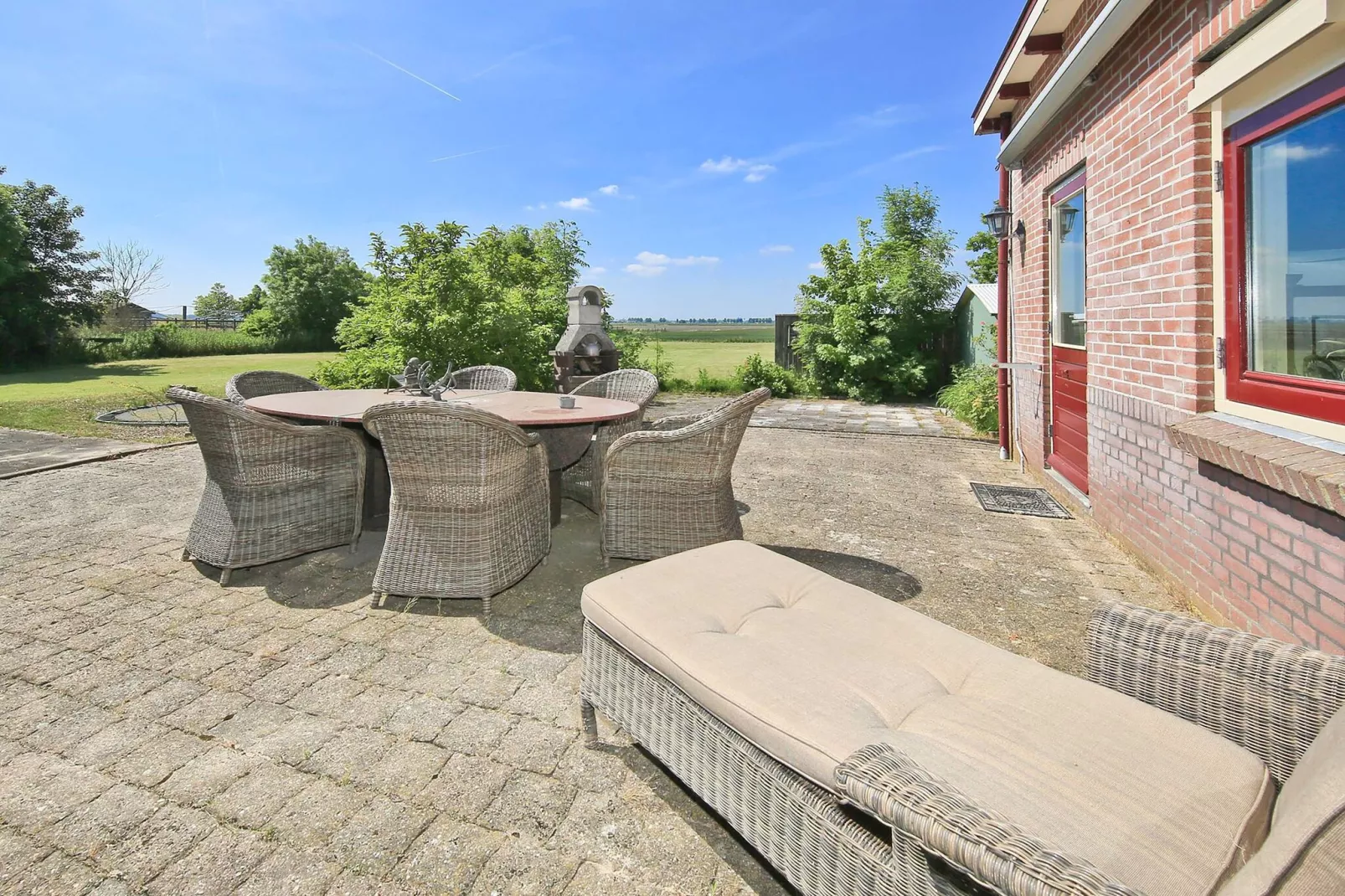 Karakteristiek landhuis met sauna-Terrassenbalkon