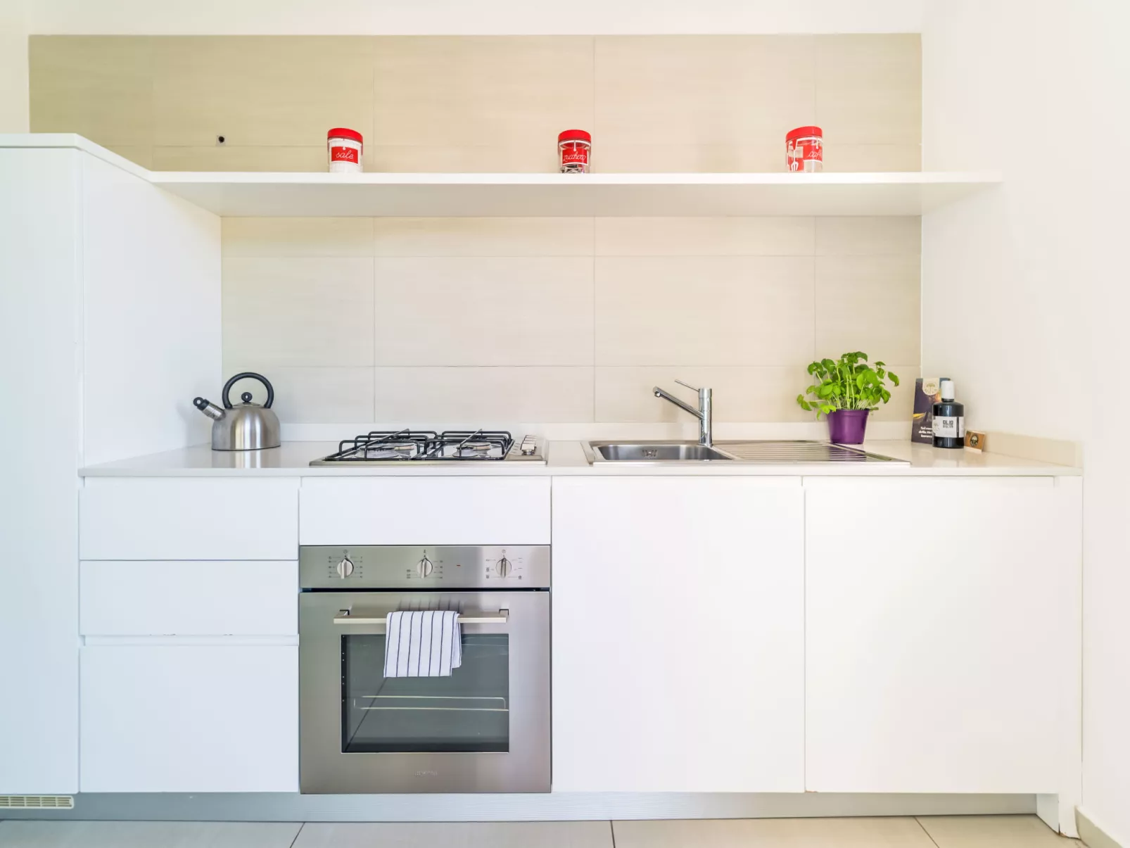 Appartamento con 3 camere al piano terra