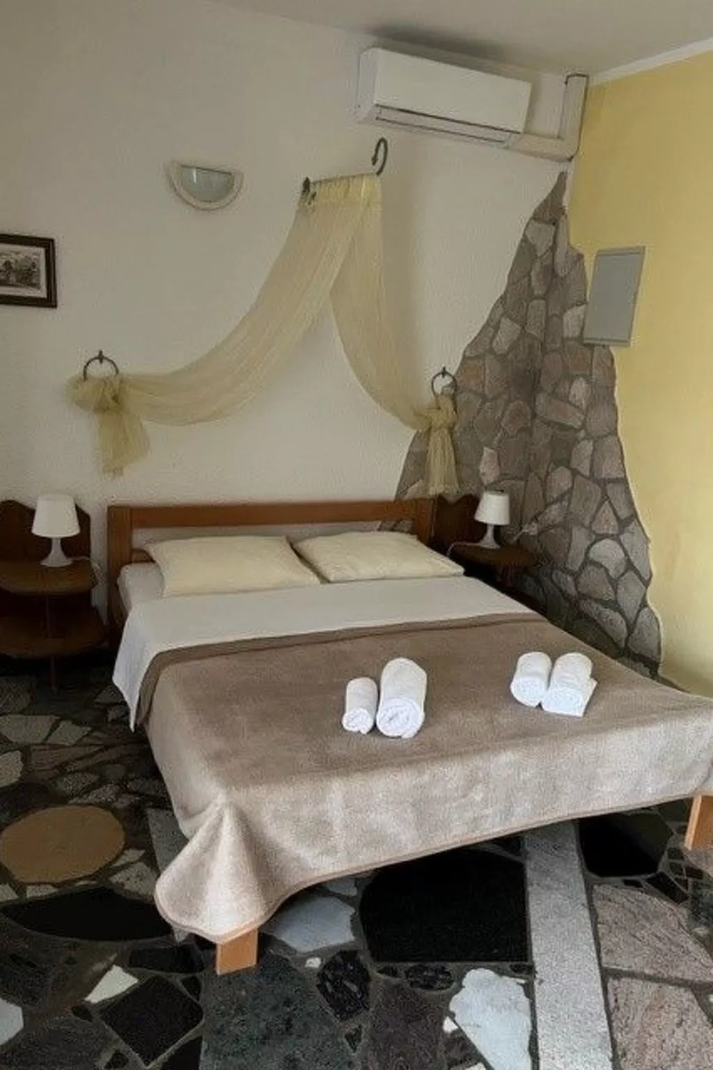 Ein Apartment im Ferienhaus Zweirosen