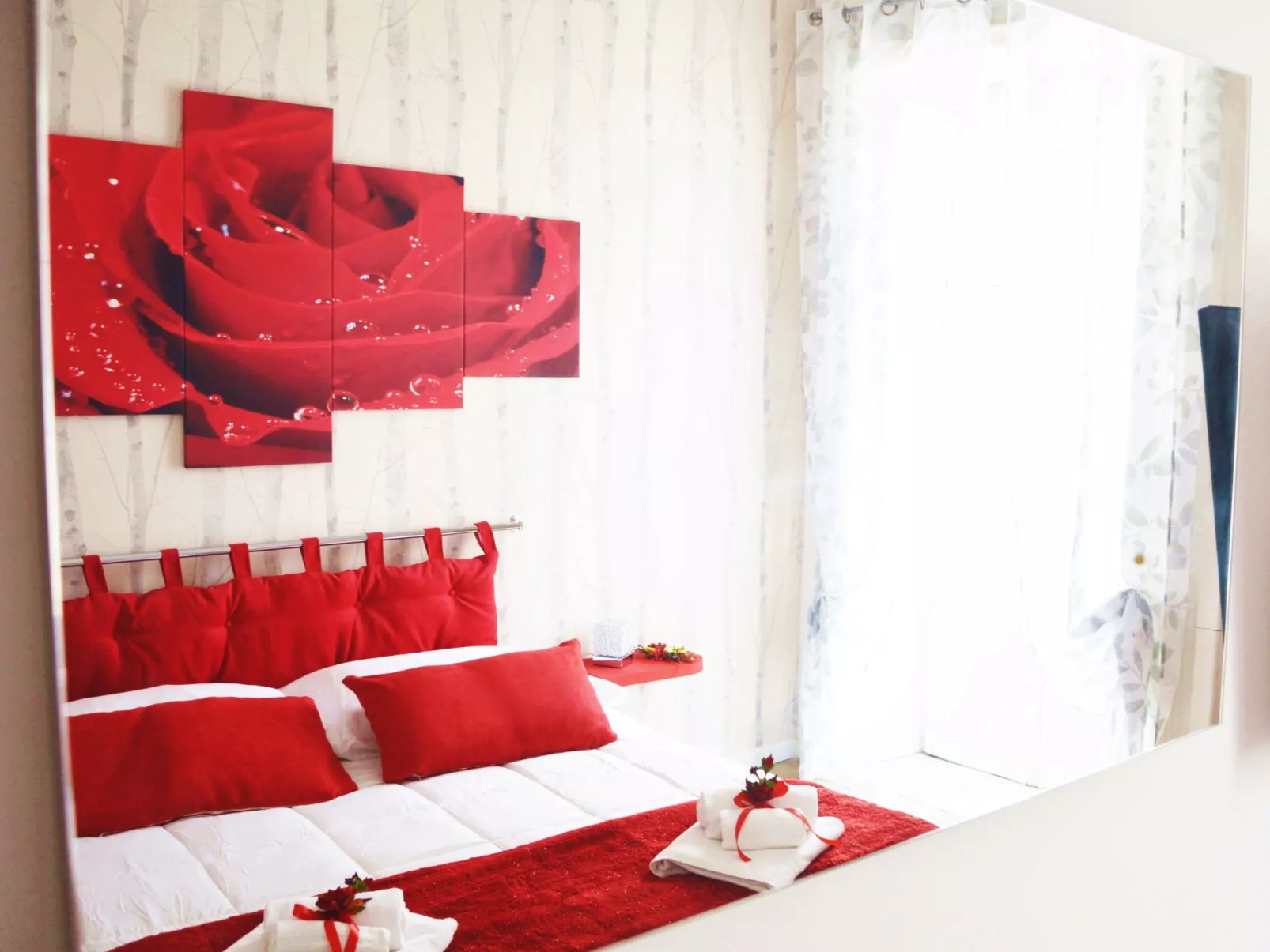 Zimmer 'Rose' mit Balkon