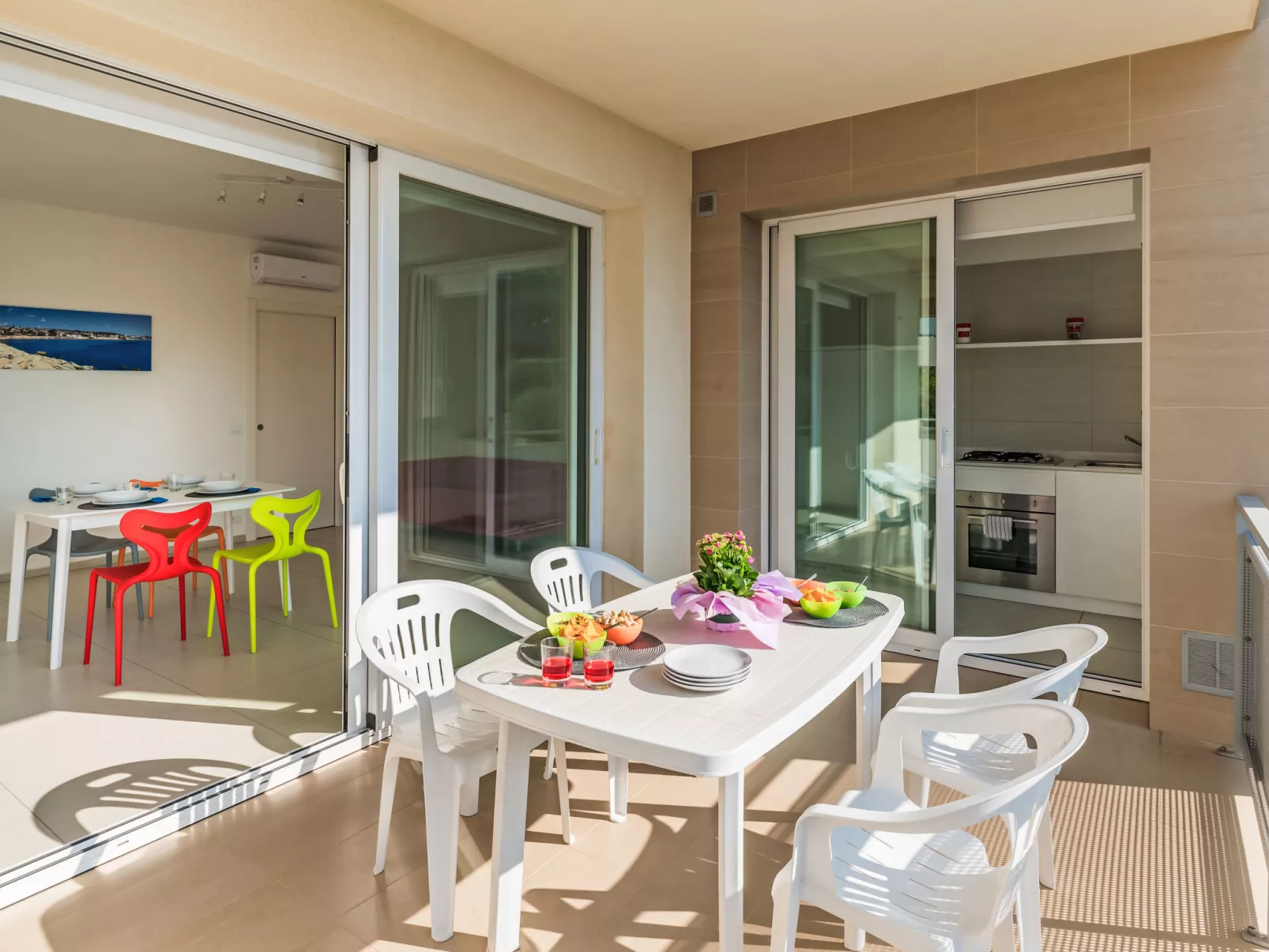 Appartamento con 3 camere al piano terra - Dehors