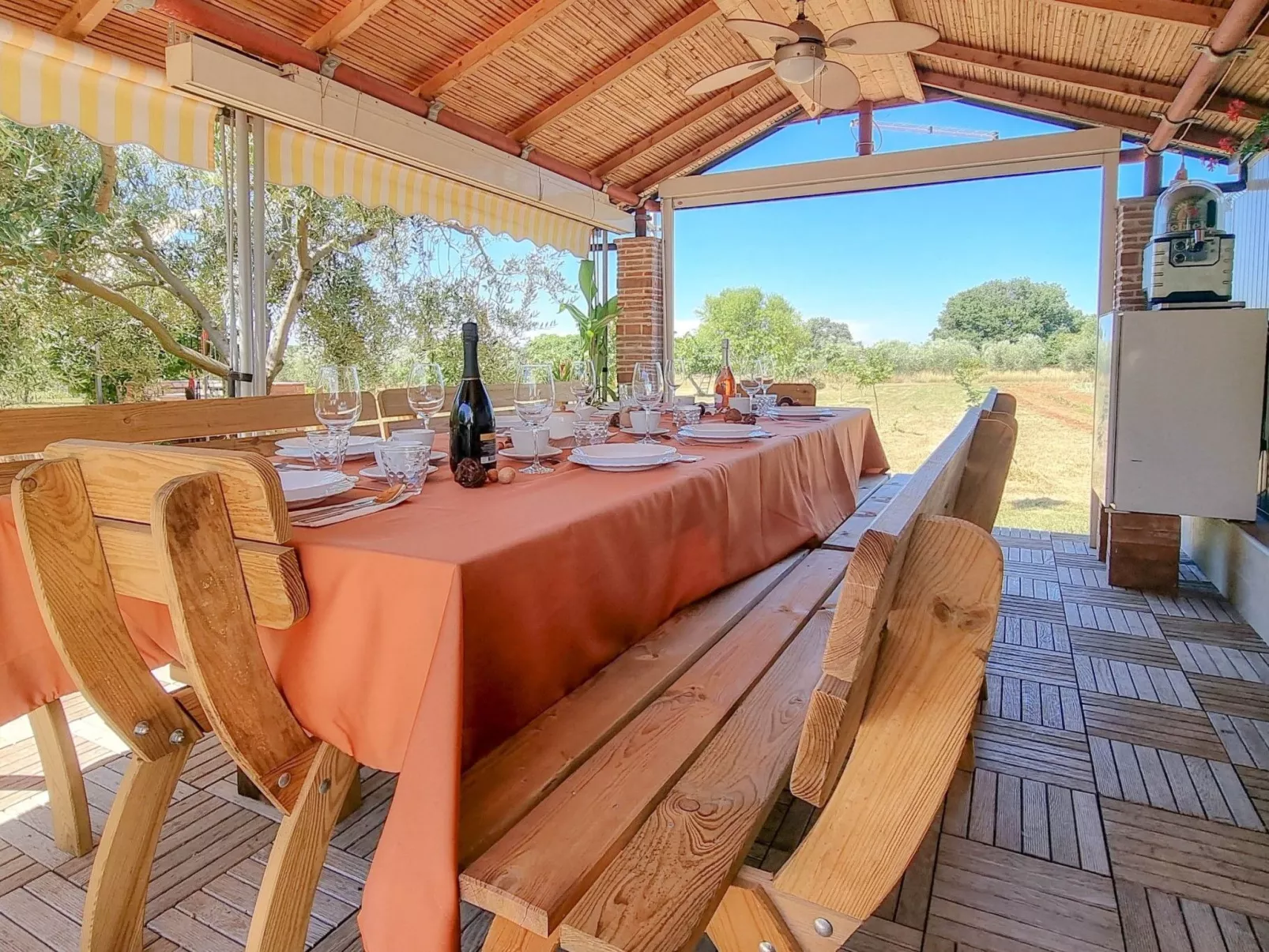 Appartement "Barbara" mit Blick auf das Wasser - Dehors