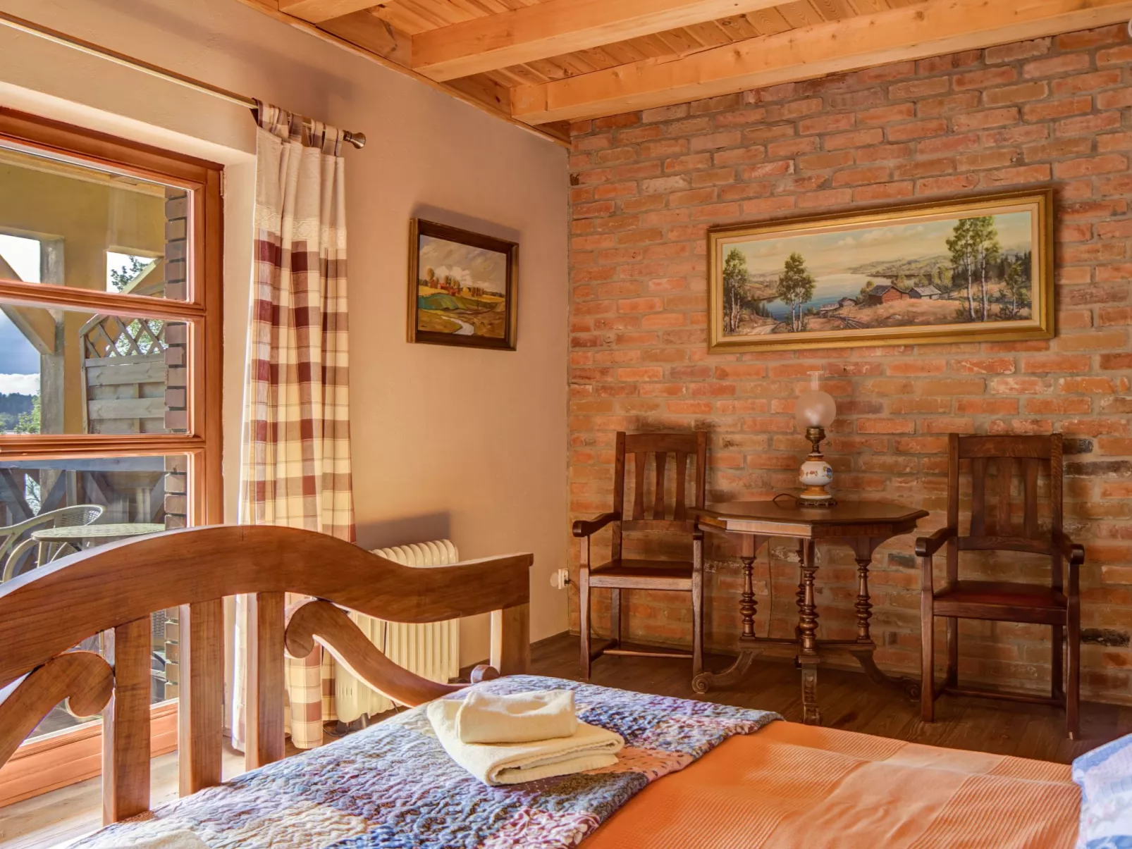 Zimmer mit Seeblick und Terrasse - Dedans