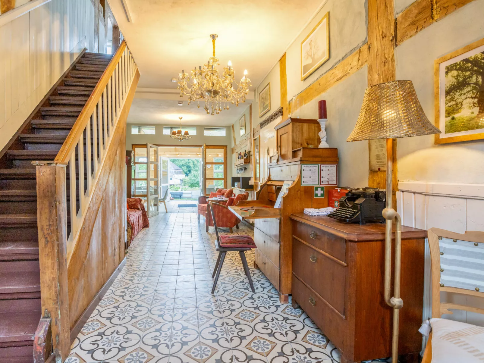 Das königliche Quartier - Drinnen