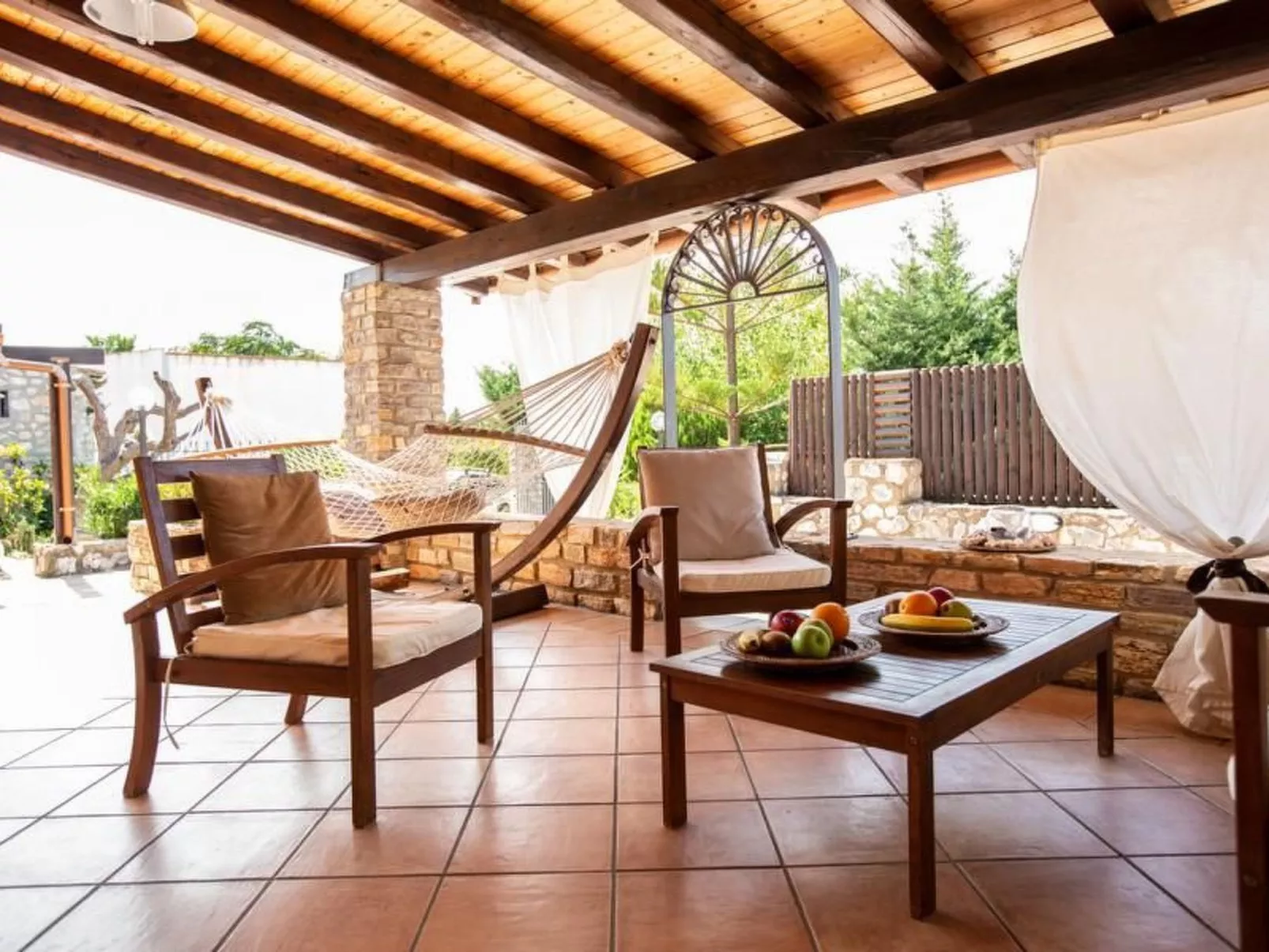 Ferienvilla mit privatem Pool für 7 Personen mit Garten - Draußen