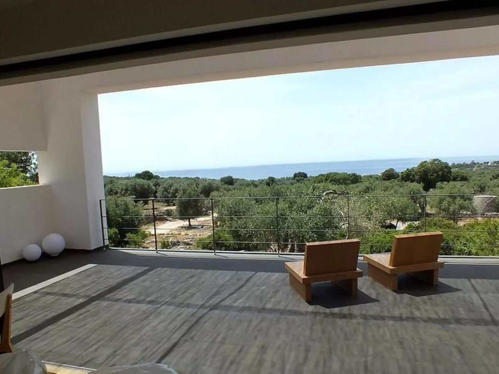 Architektenvilla mit Meerblick im Süden Apuliens - Dehors