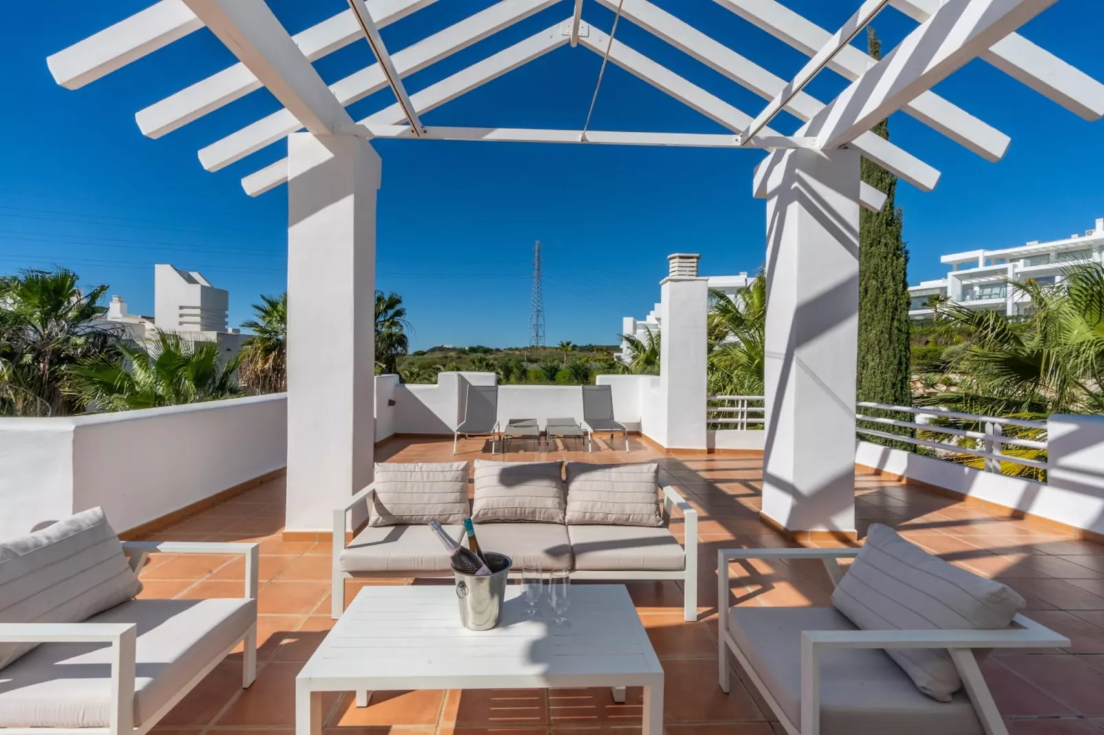 Exclusive 3-bed Penthouse Alcazaba Lagoon (321) - Terrasse/Balkon