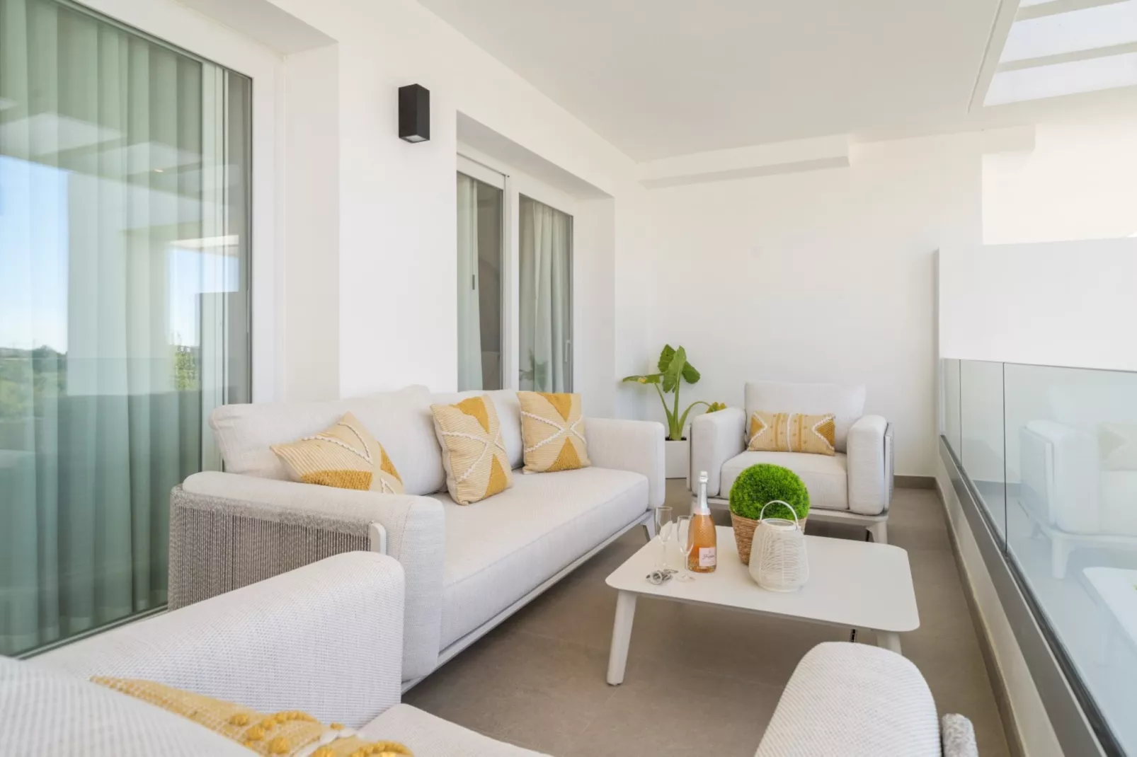 Stylish 2-Bed Apartment - ALCAZABA LAGOON (2115) - Terrasse / balcon