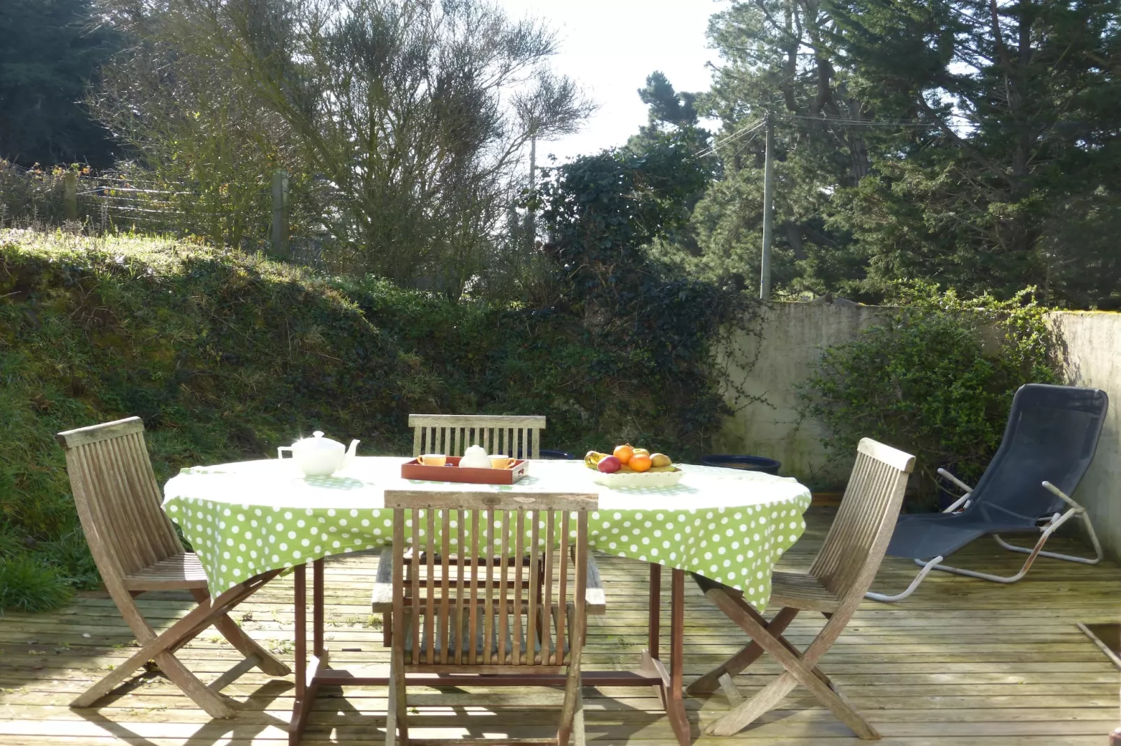 Charmante maison de vacances à 150 m de la plage - Terrasse / balcon