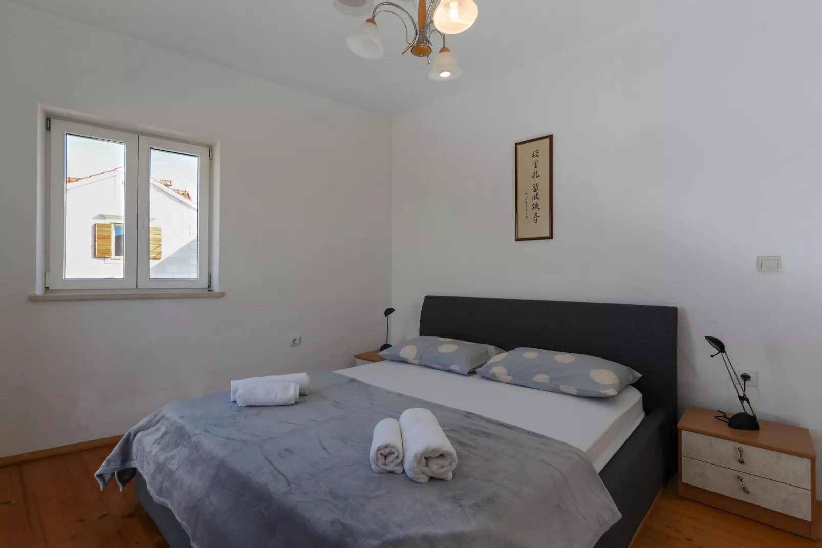 Apartment Perina - Comfort Two Bedroom Apartment with Terrace and Sea View - Schlafzimmer