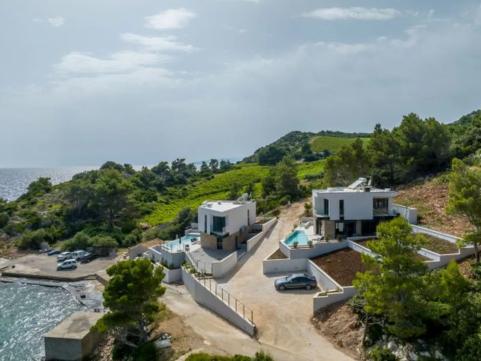 Beachfront villa Mare with seaview and pool - Dehors