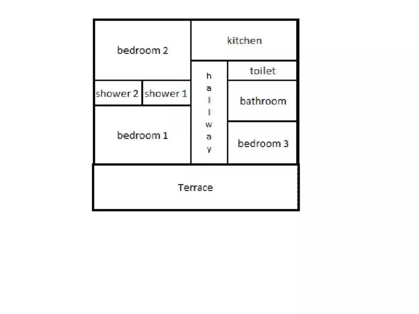 Für 4 Personen ca. 75 m&sup2; in Punat, Adriaküs - Inside